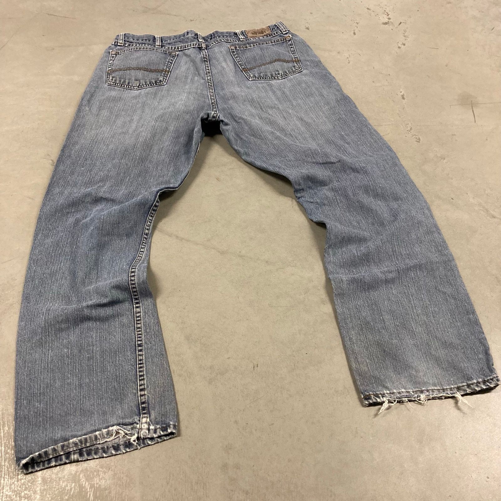 Vintage × Wrangler Y2K wrangler baggy bootcut Jeans 38x32 Size US 38 / EU 54 - 2 Thumbnail