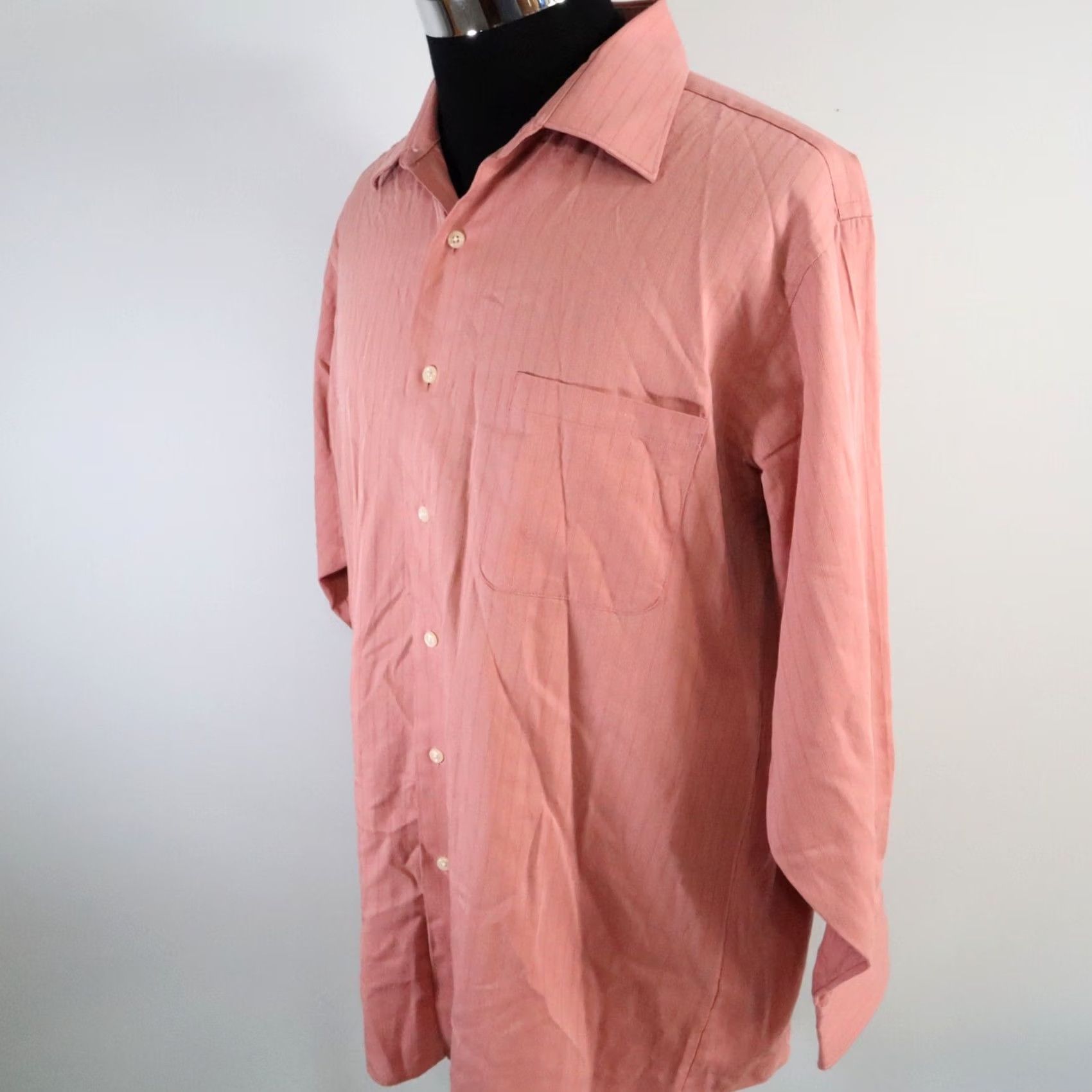 Geoffrey Beene Geoffrey Beene Shirt Mens XL 17 32/33 Wrinkle Free Striped Button Up Long Sleeve Size US XL / EU 56 / 4 - 6 Thumbnail