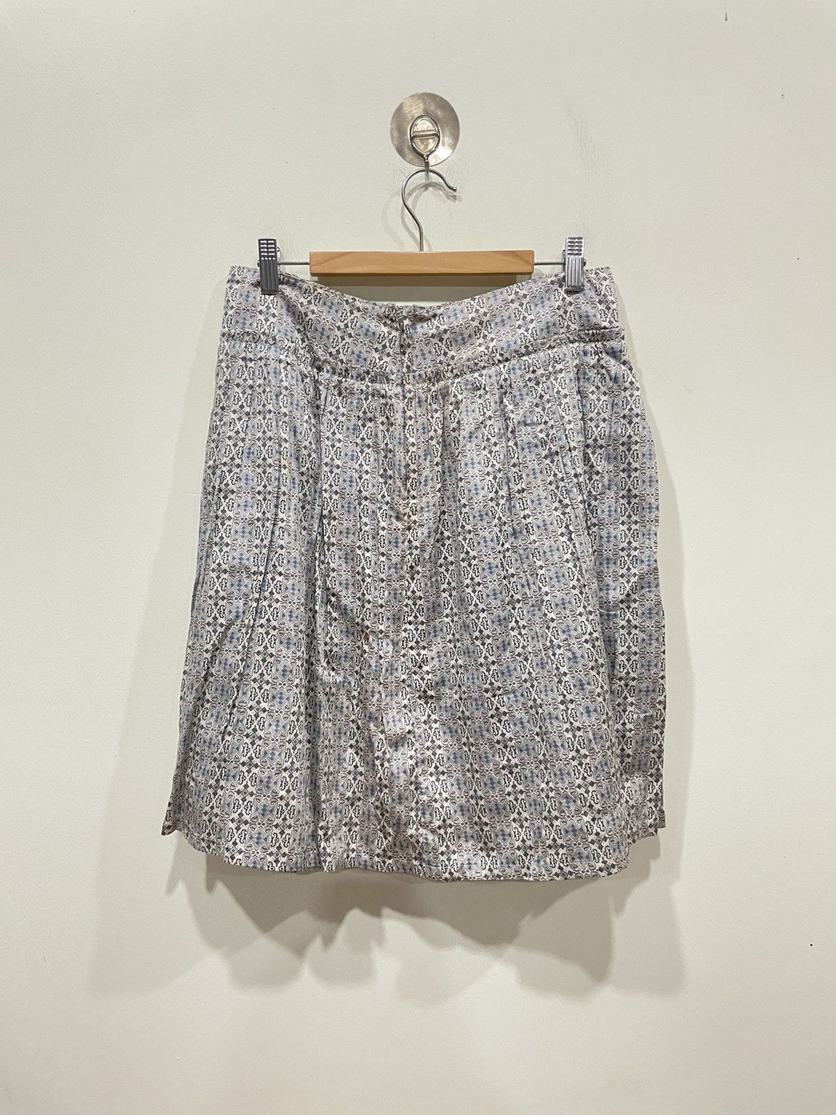 Zucca Zucca Half Pleated Midi Skirt Size 31" - 2 Thumbnail