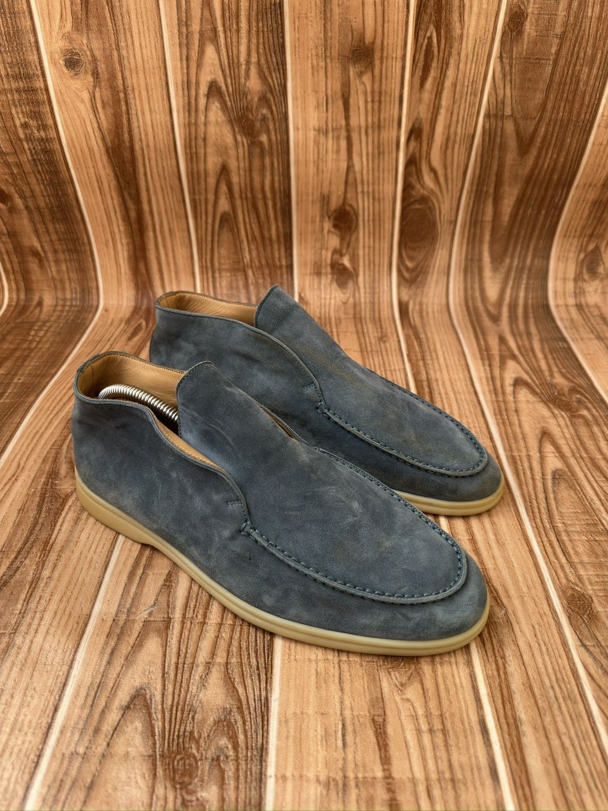 Loro Piana Loro Piana Dark Cyan Open Walk Ankle Boots Size US 8.5 / EU 41-42 - 3 Thumbnail