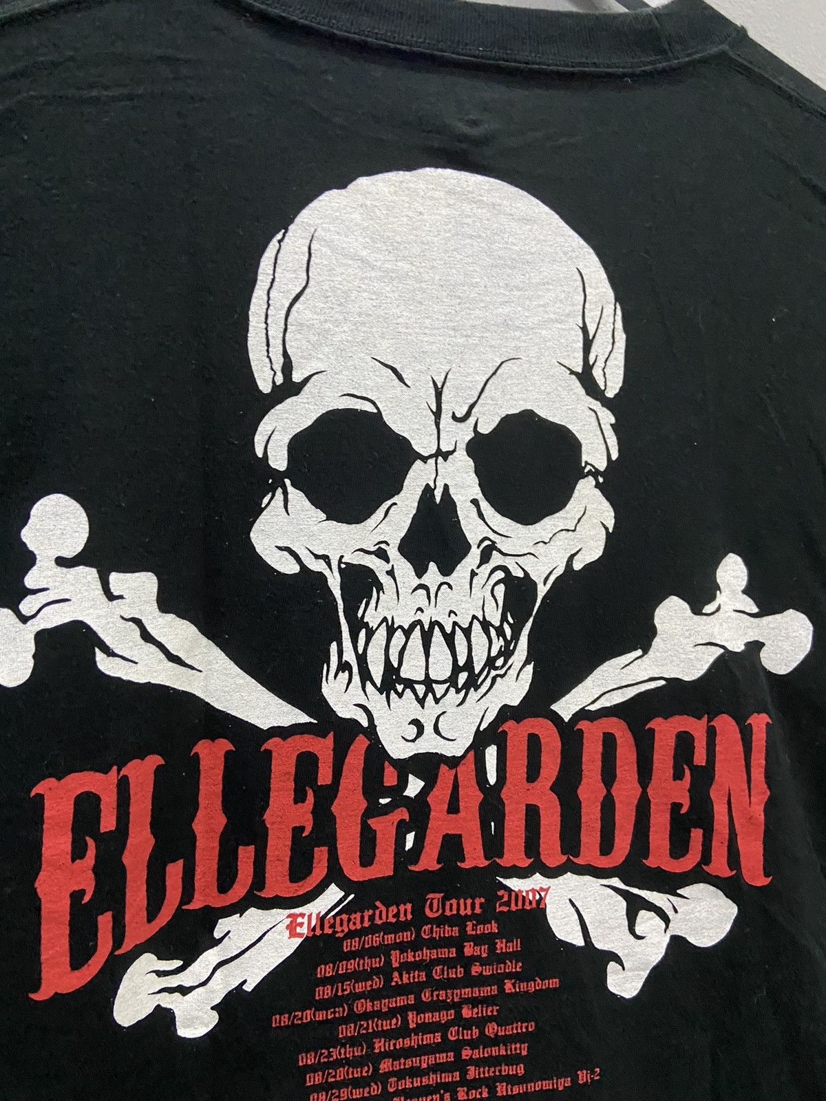 Band Tees SKULLSHIT ELLEGARDEN 2007 JAPAN TOUR BAND TEES Size US XL / EU 56 / 4 - 8 Thumbnail