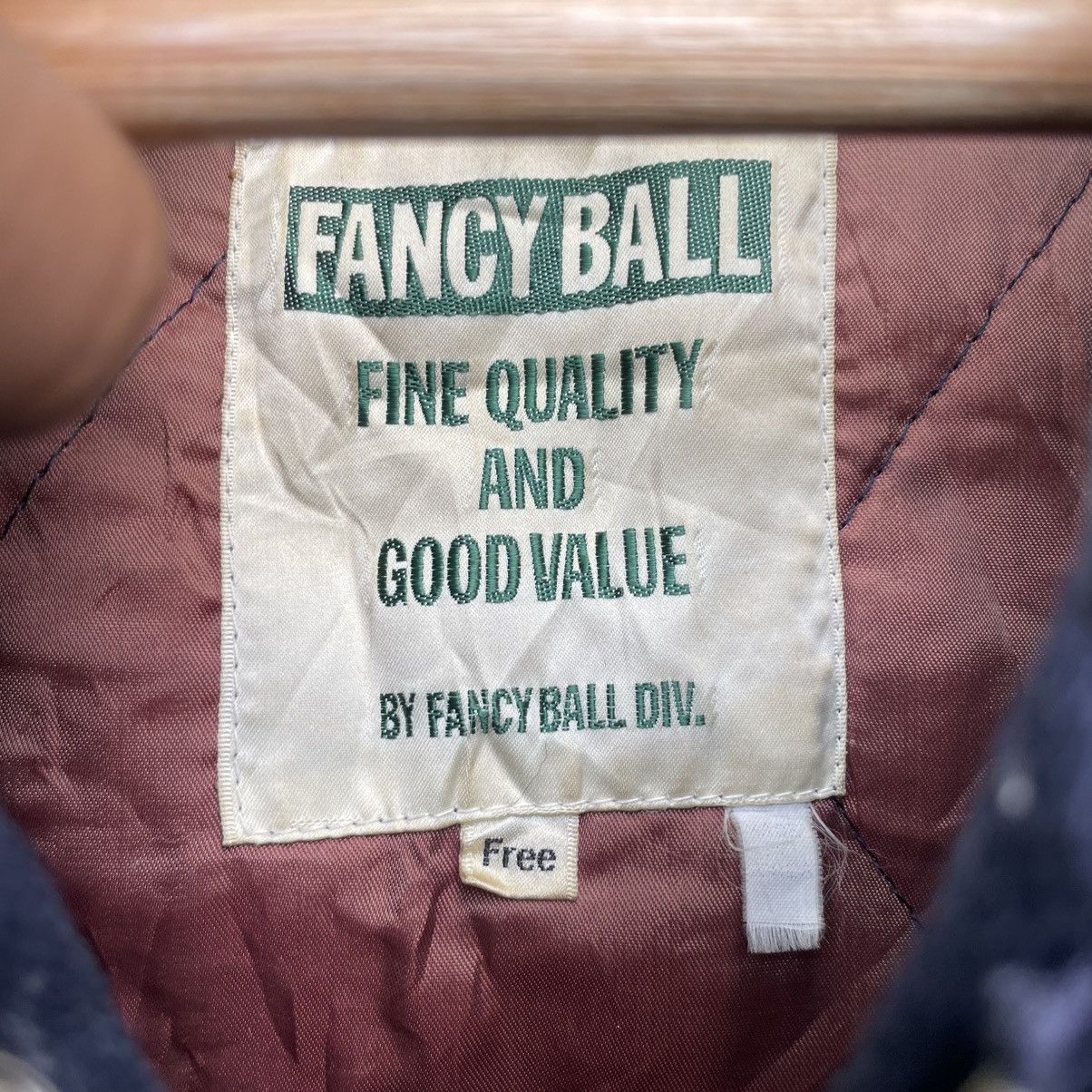 Japanese Brand 💥Vintage Varsity Fancy Ball Member S Club Wool Jacket Size US L / EU 52-54 / 3 - 6 Thumbnail