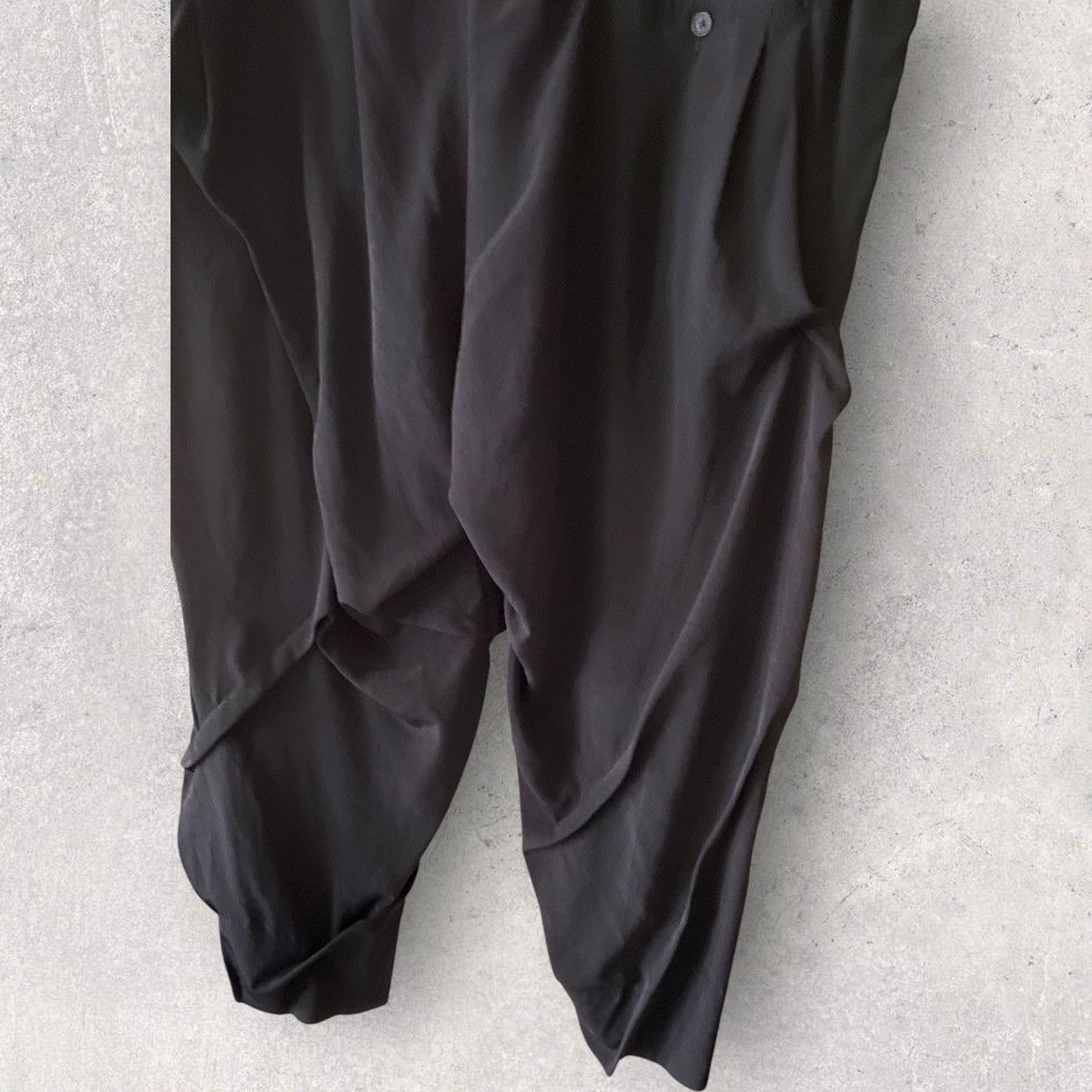 Yohji Yamamoto NWT S/S23 Rayon Blend Shrunk Pants Size US 34 / EU 50 - 8 Thumbnail