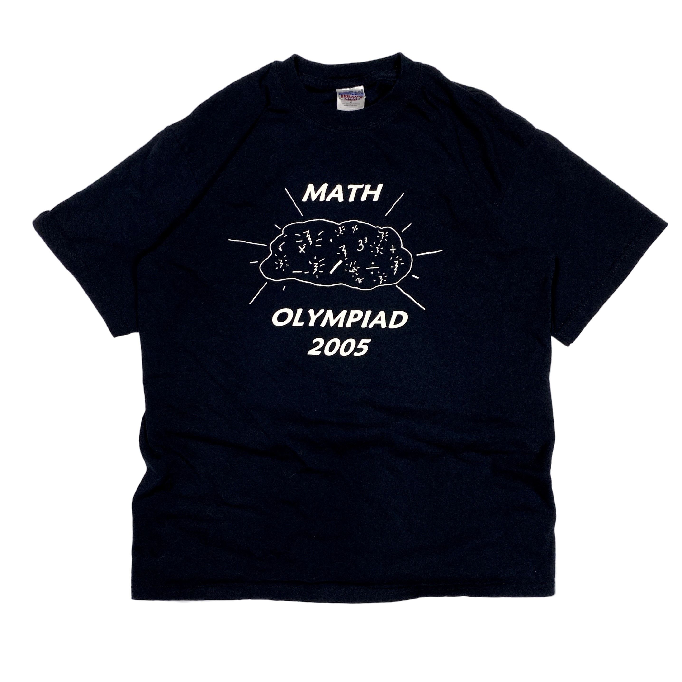 Vintage Vintage 2005 Math Olympiad Tee T-Shirt Black Medium Size US M / EU 48-50 / 2 - 2 Thumbnail