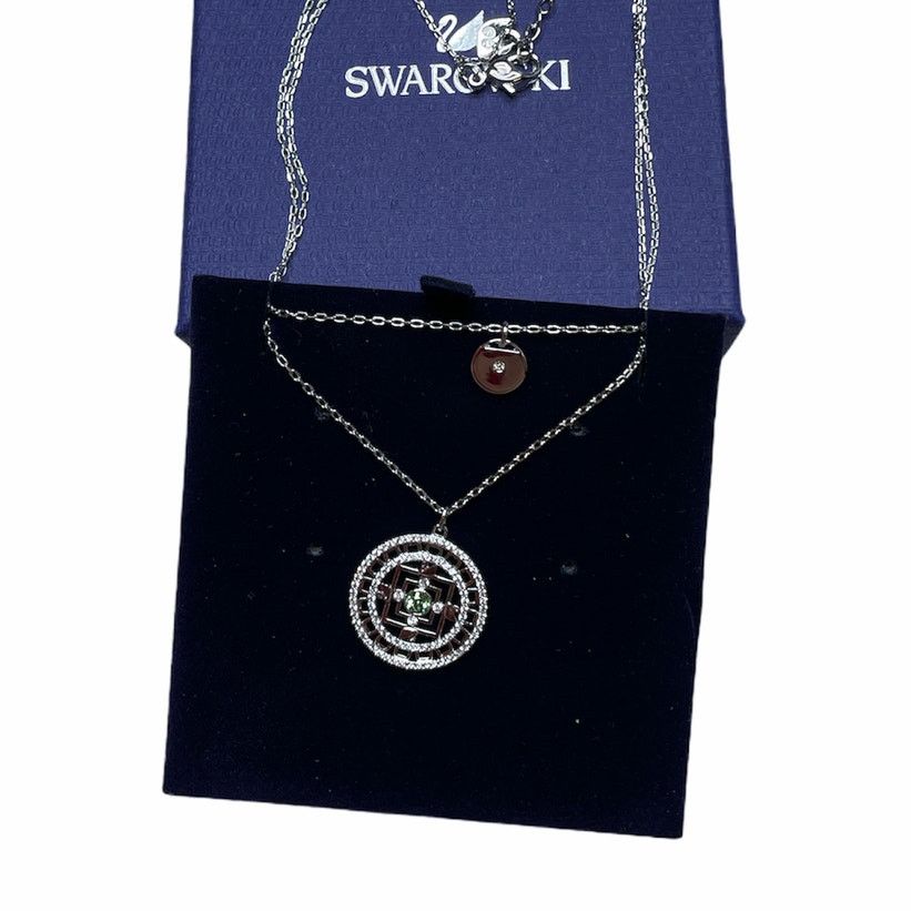 Swarovski Swarovski Symbolic Mandala Necklace White, Rhodium plated Size ONE SIZE - 8 Thumbnail