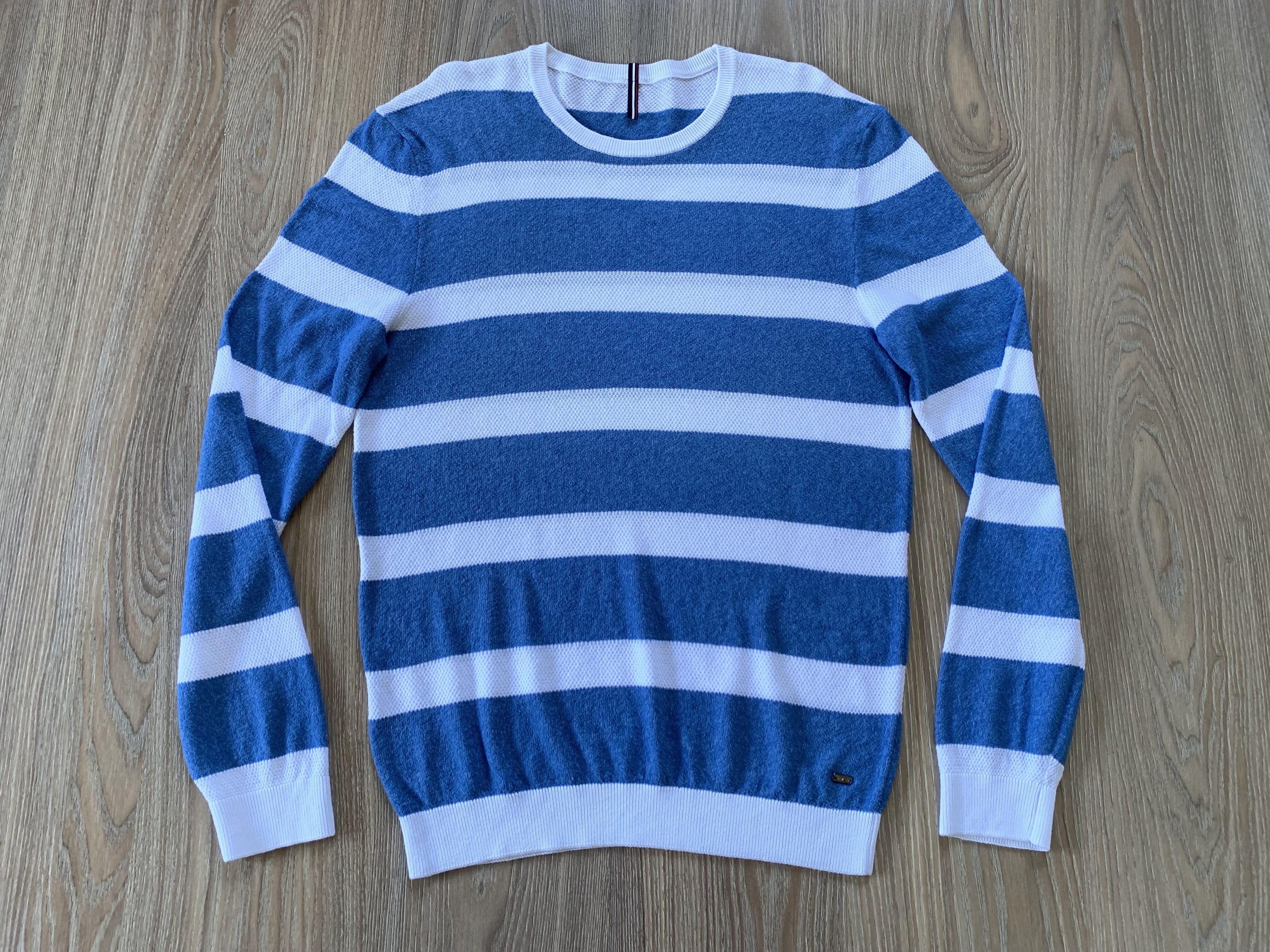 Strellson Men's Strellson Stripe Cotton Sweater Knitwear Size US M / EU 48-50 / 2 - 2 Thumbnail
