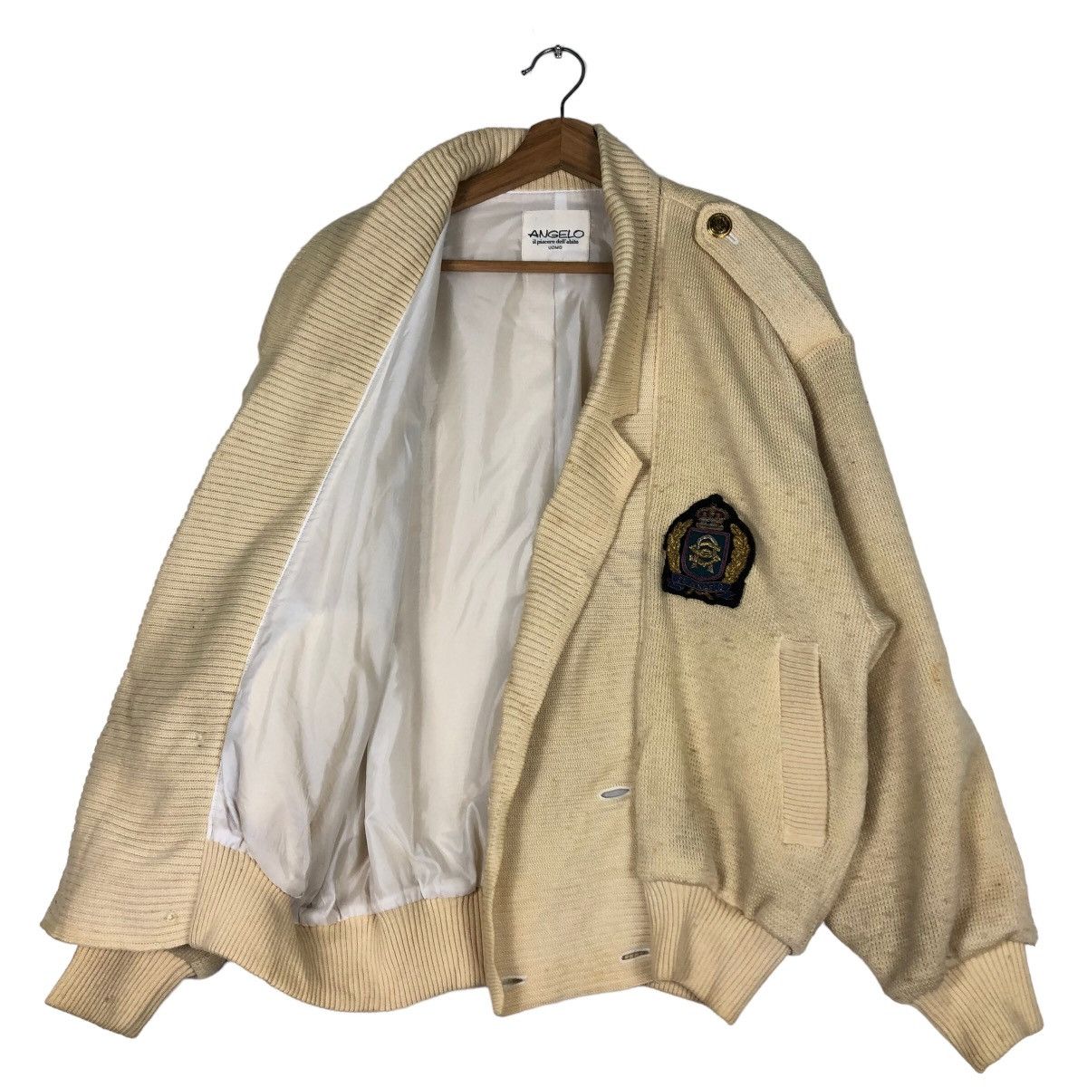 Japanese Brand 🔥Vtg Bomber Jacket Double Breast Angelo Japan Issey Miyake Size US M / EU 48-50 / 2 - 9 Thumbnail