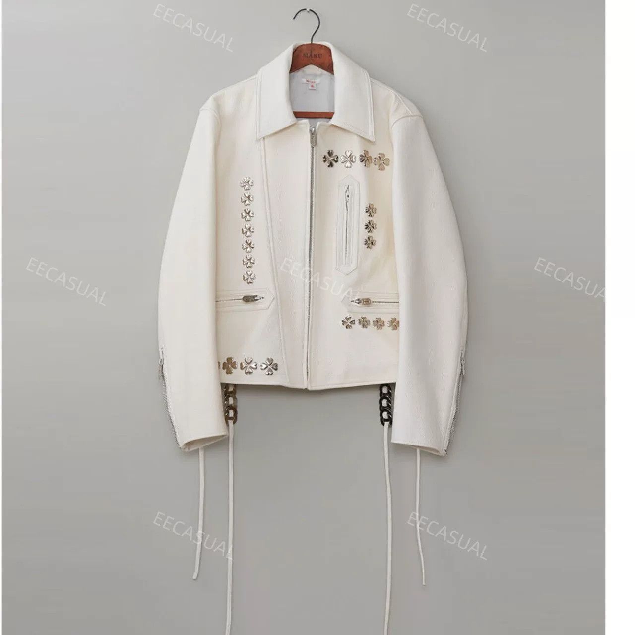 Other Masu Clover Studs Riders Jacket Size US S / EU 44-46 / 1 - 1 Thumbnail