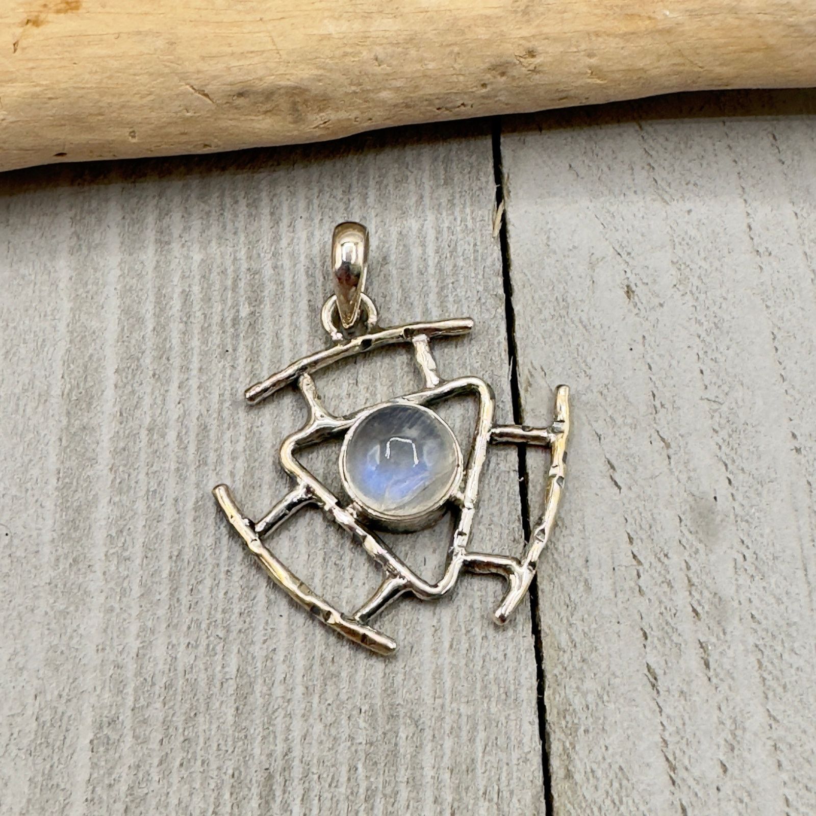 The Unbranded Brand Moonstone Sterling Silver Pendant Size ONE SIZE - 1 Thumbnail