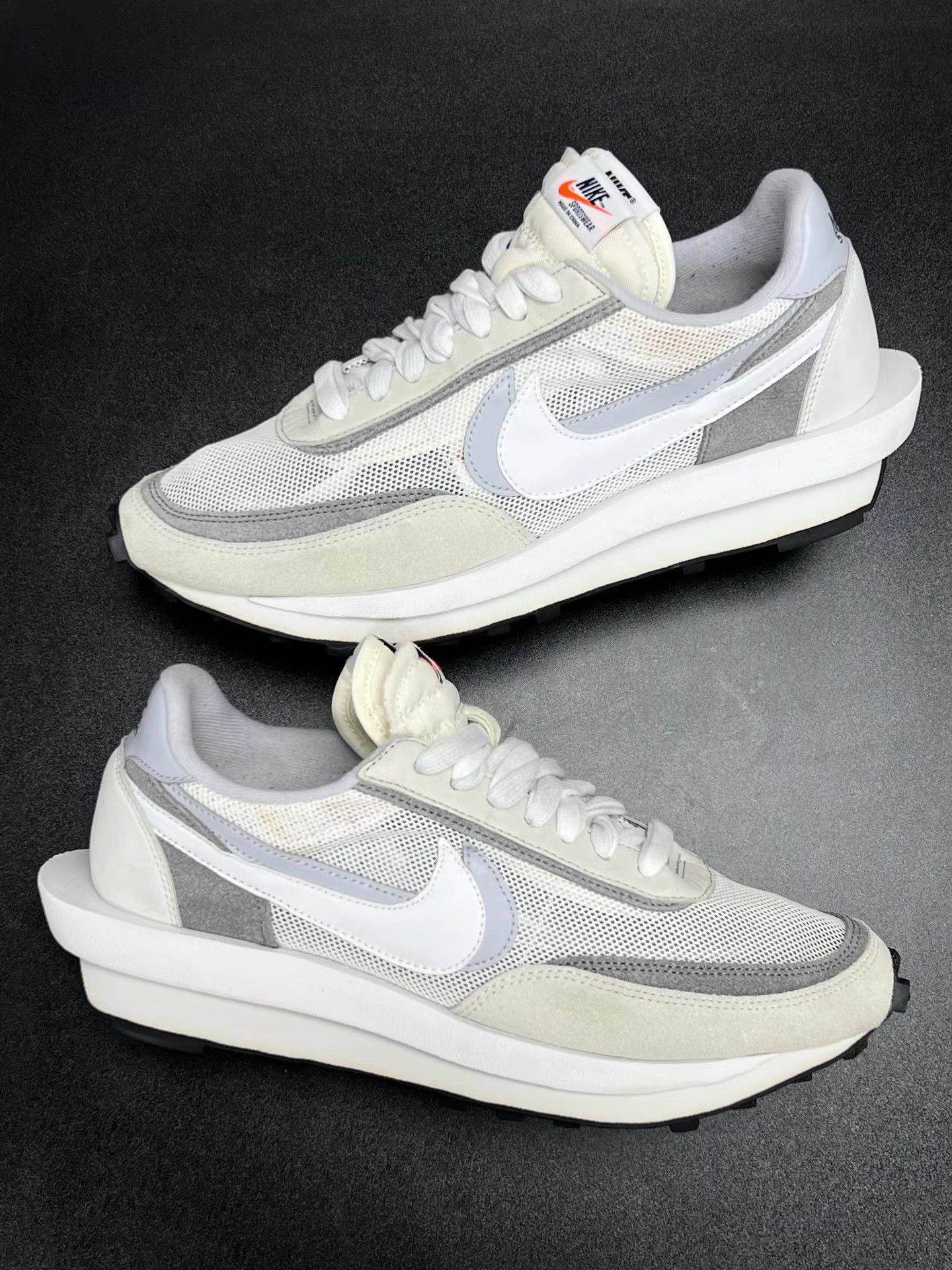 Nike NIKE x sacai LDV Waffle White/Grey K15 Size US 11.5 / EU 44-45 - 5 Thumbnail