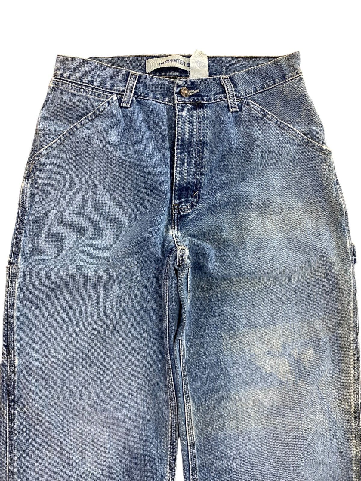 Japanese Brand Japanese Brand Faded awash Carpenter Style Wide Leg Jean Size US 30 / EU 46 - 2 Thumbnail