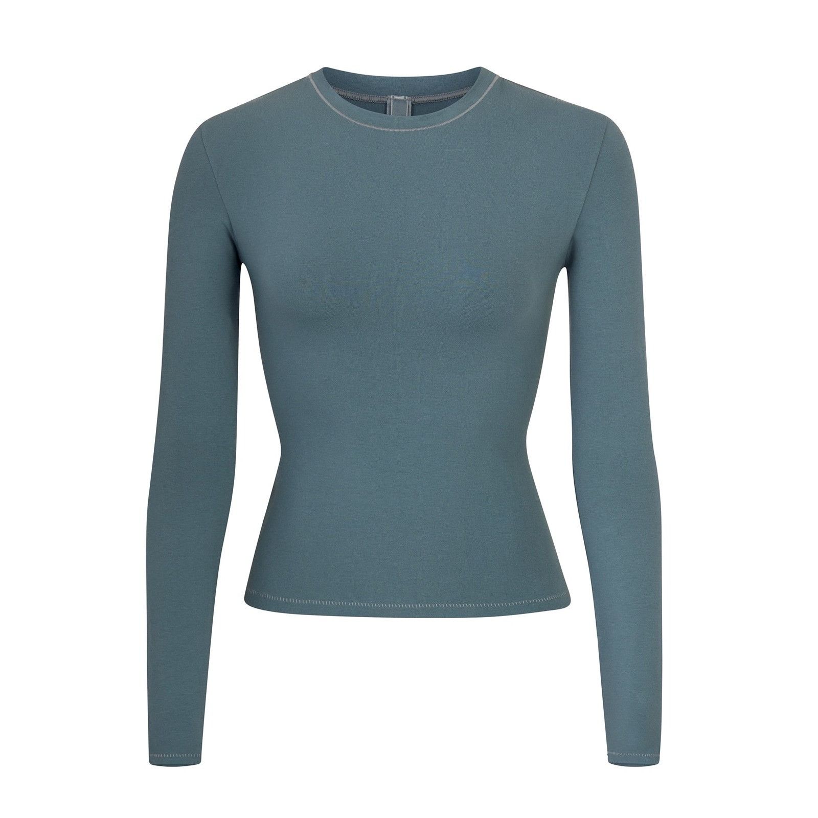 SKIMS SKIMS Cotton T-Shirt Stretch Jersey Long Sleeve T-Shirt in K Size M / US 6-8 / IT 42-44 - 1 Thumbnail
