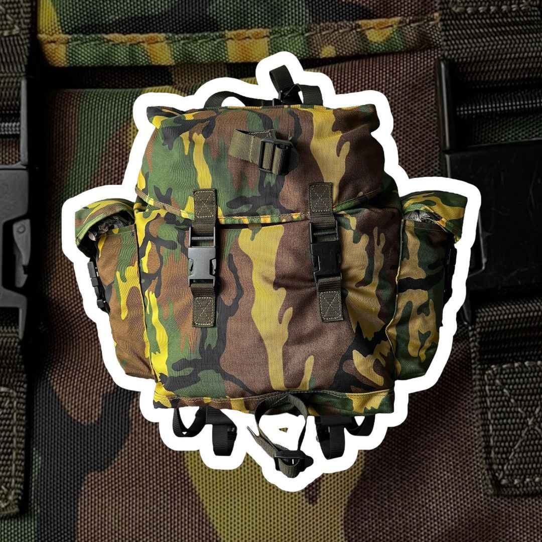 Other Woodland Camo Tactical Army Mil-Surplus Combat Backpack Size ONE SIZE - 1 Thumbnail