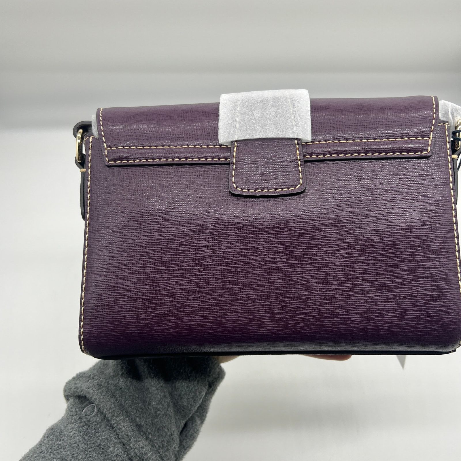 Dooney & Bourke Dooney & Bourke Saffiano Leather Kyra Crossbody Bag Size ONE SIZE - 10 Thumbnail