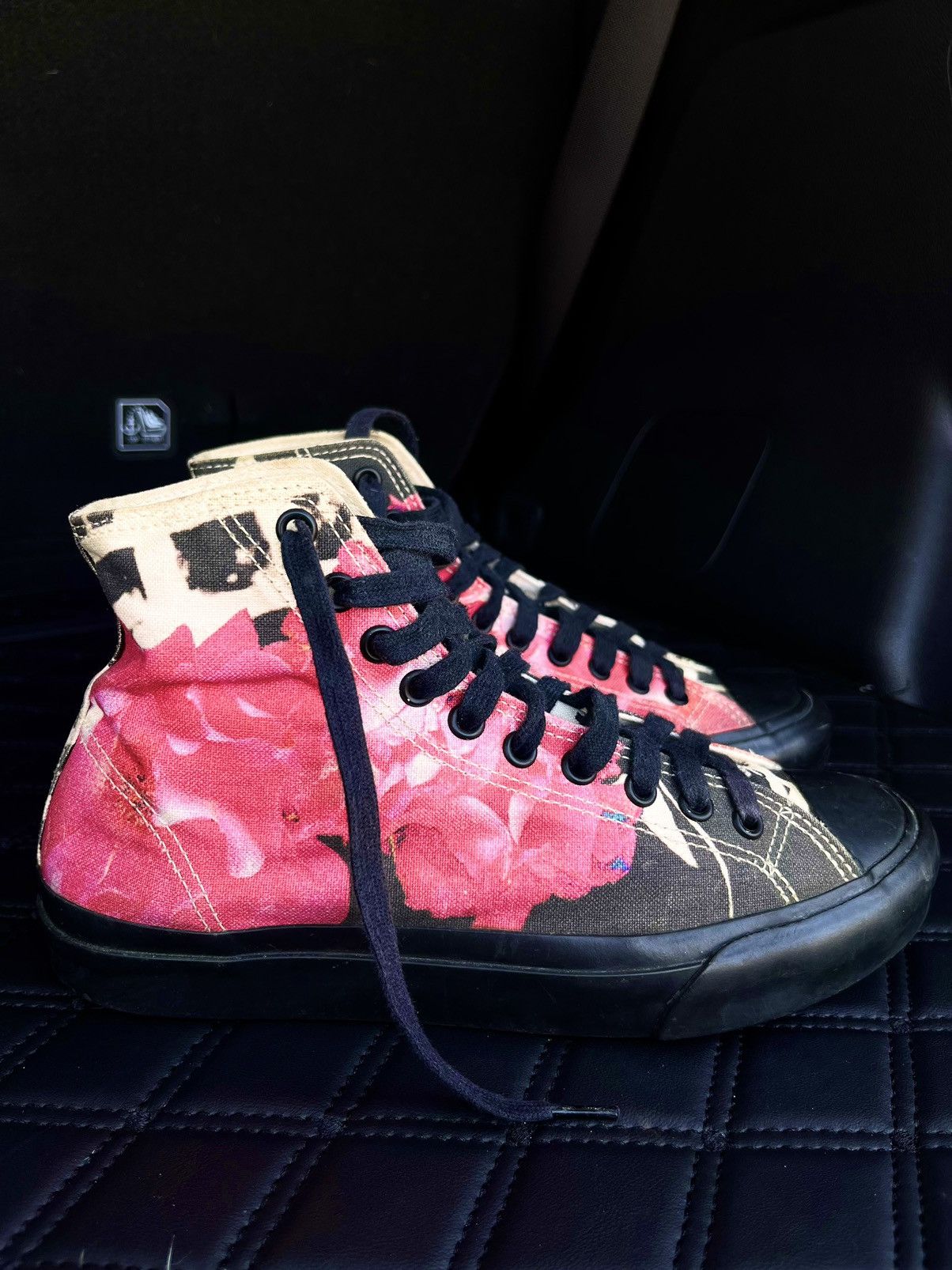 Yohji Yamamoto Yohji Yamamoto Y's Pink Rose Sneakers Size US 5.5 / IT 35.5 - 6 Thumbnail