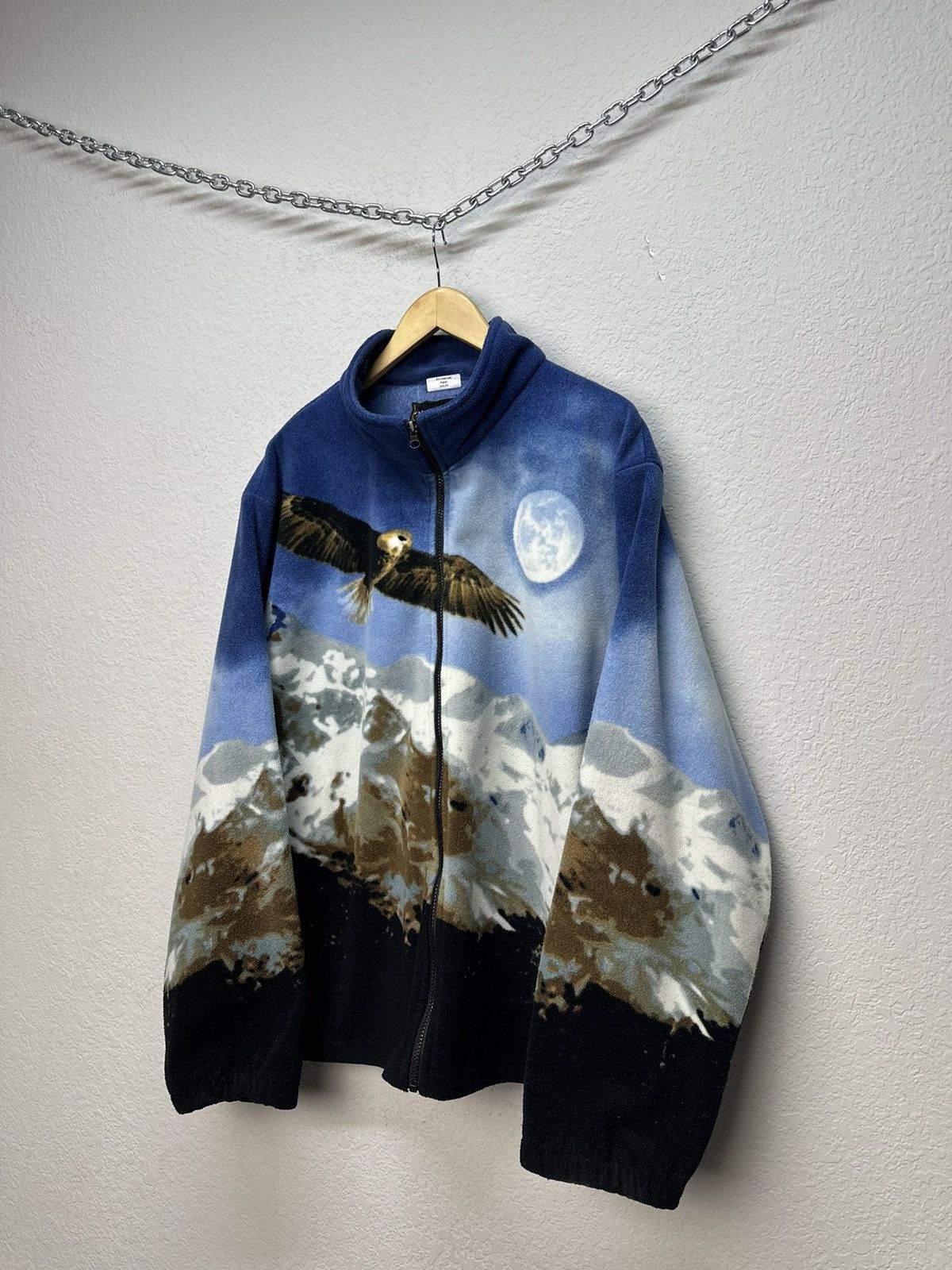 Other Vintage Animal Eagle🦅 Fleece Wolf 🐺 Sherpa Jacket USA Size US XXL / EU 58 / 5 - 2 Thumbnail