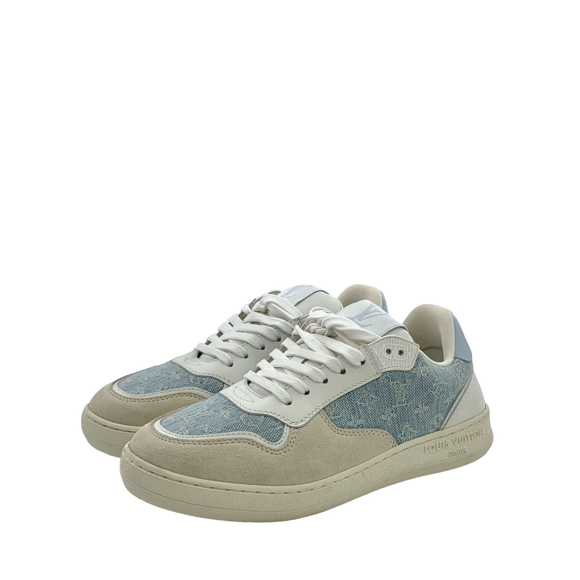 Louis Vuitton Louis Vuitton Monogram Denim Stadium Sneakers 35 Size US 5 / IT 35 - 1 Thumbnail