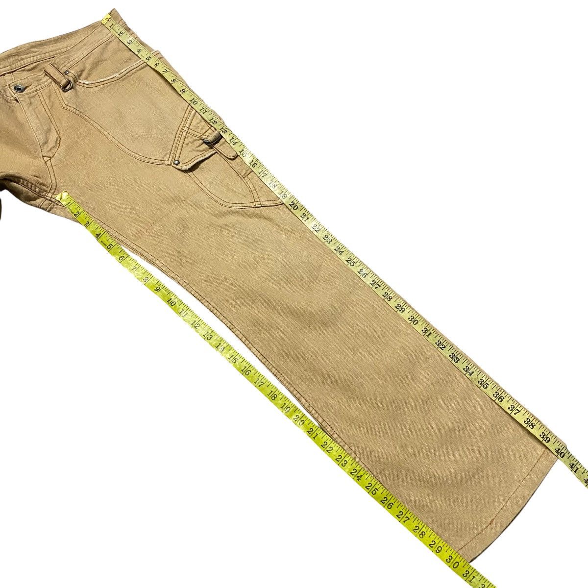 Nicole Club Y2K NCFM Denim Cargo Flare Pants Size US 34 / EU 50 - 16 Thumbnail