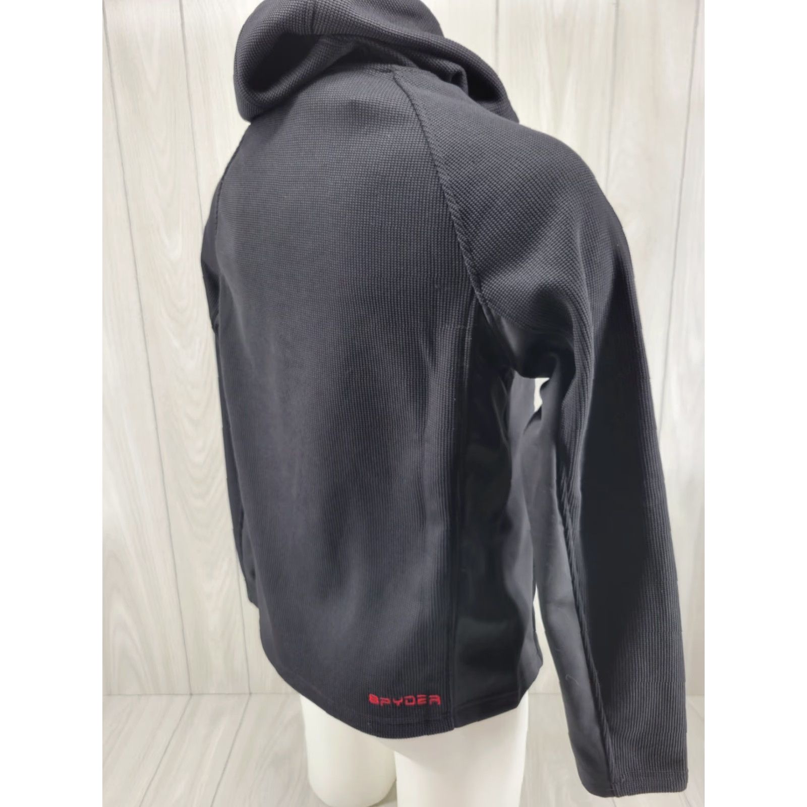 Spyder VINTAGE? No. NWT Spyder Softshell Jacket 1/4 Zip Mens Black M Hydroweb Warm? Size US M / EU 48-50 / 2 - 5 Thumbnail