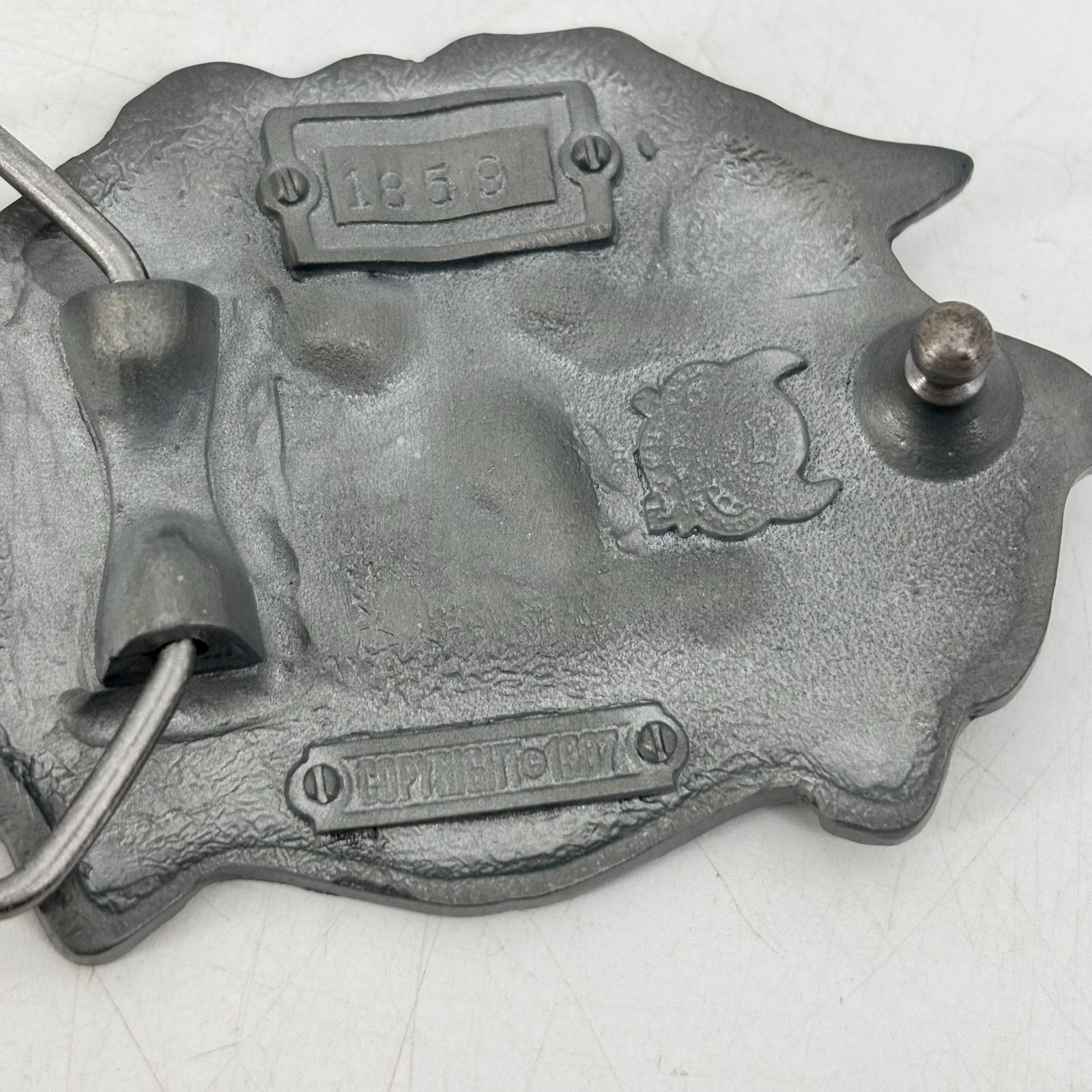 Vintage Great American Belt Buckle Texas by The Grace of God Pewter Size ONE SIZE - 11 Thumbnail