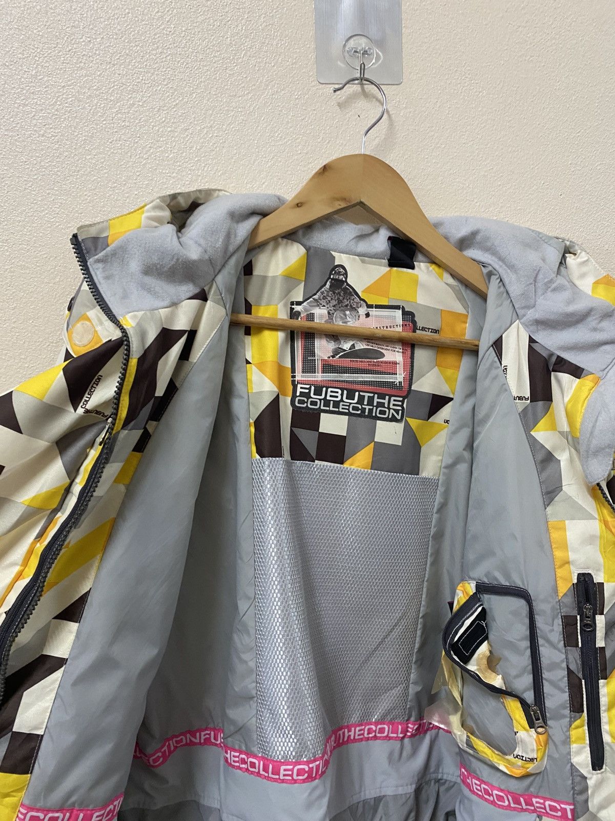 Fubu FUBU The Collection Geometric Pattern Ski Jacket Size US M / EU 48-50 / 2 - 23 Thumbnail