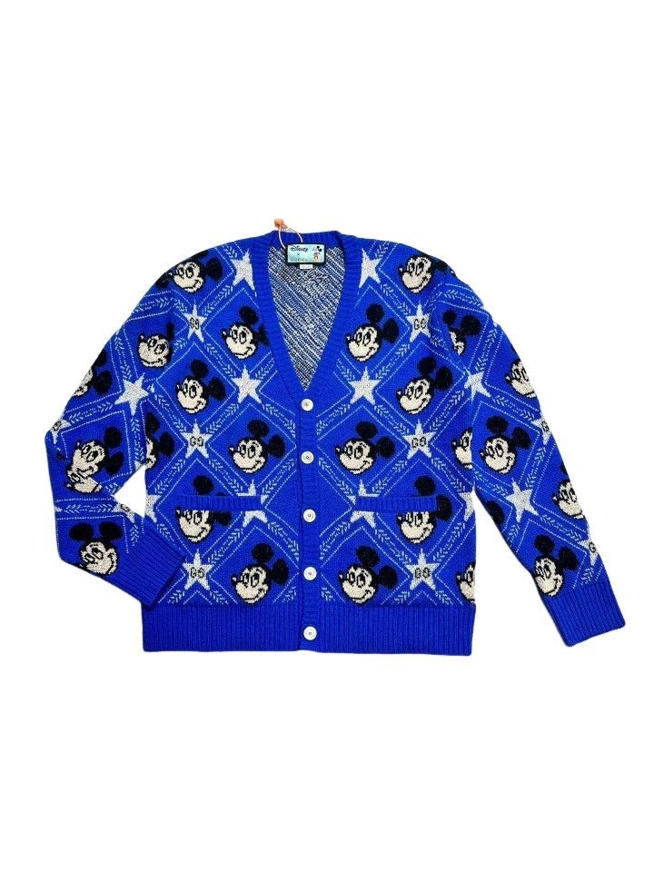 Gucci Gucci Disney co-branded Mickey blue cardigan sweater 2501-N