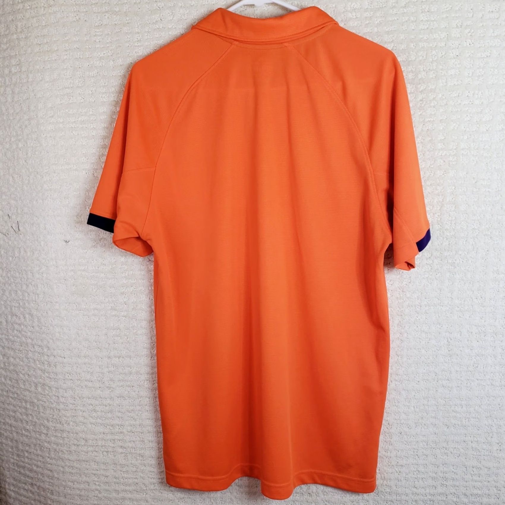 Vintage Rivalry Threads Mens M Orange Clemson Tigers Men Polo Embroidered Tiger Paw Size US M / EU 48-50 / 2 - 6 Thumbnail