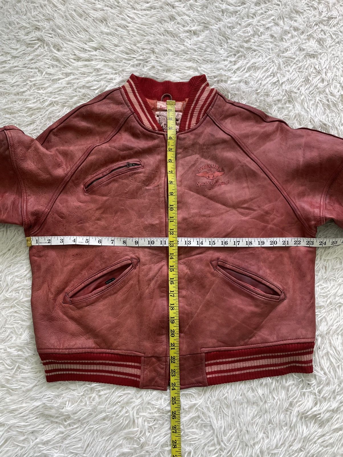 Avirex Vintage Avirex Usa Leather Varsity Jacket Size US M / EU 48-50 / 2 - 20 Thumbnail