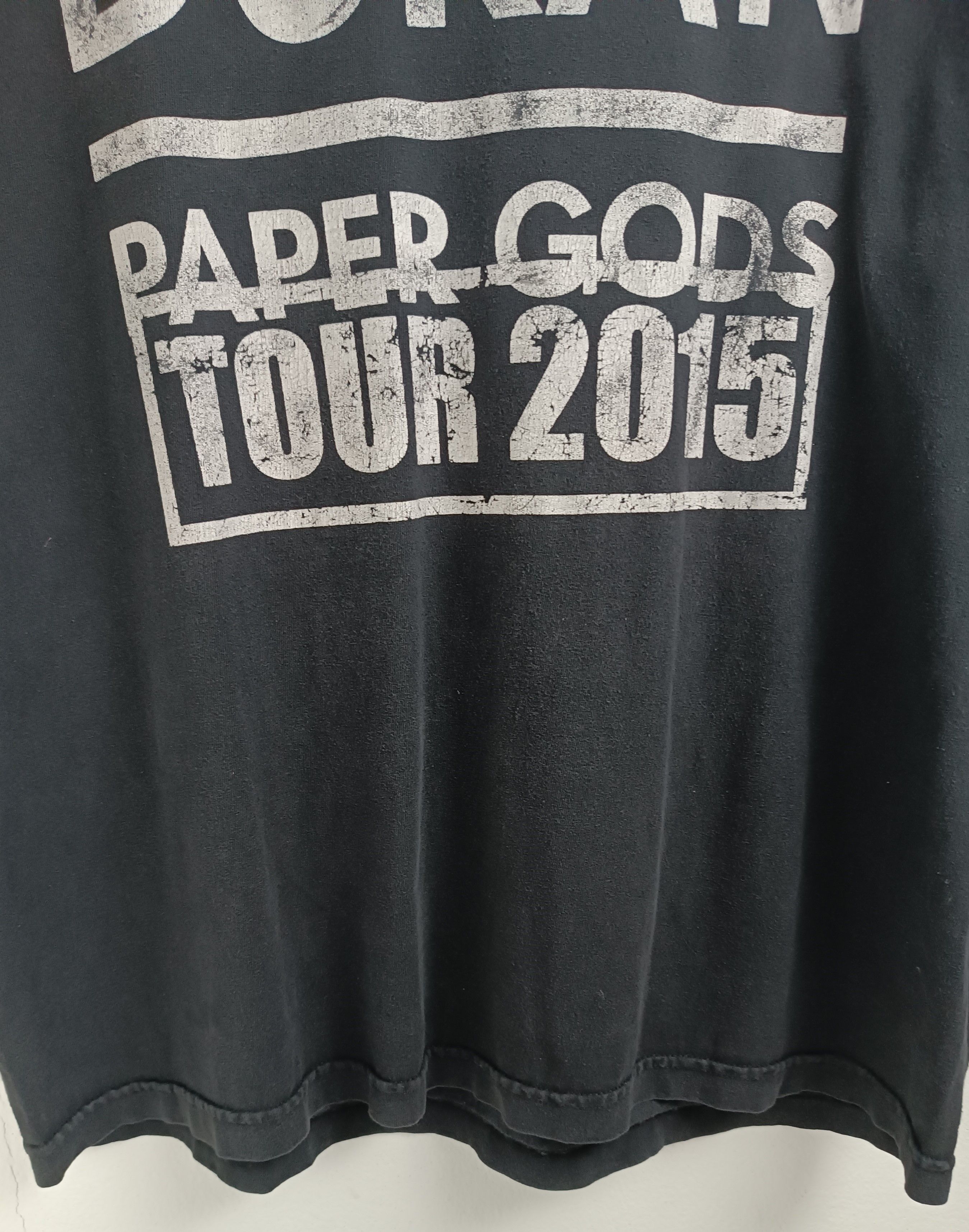 Band Tees THRASHED FADED VINTAGE 2015 DURAN DURAN TOUR DEPECHE CURE U2 Size US L / EU 52-54 / 3 - 7 Thumbnail