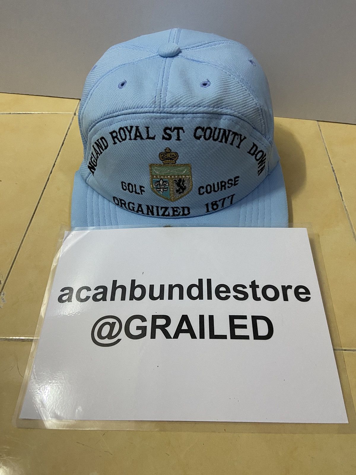 New England Outerwear VINTAGE ENGLAND ROYAL ST COUNTY DOWN GOLF COURSE V CAP Size ONE SIZE - 10 Thumbnail