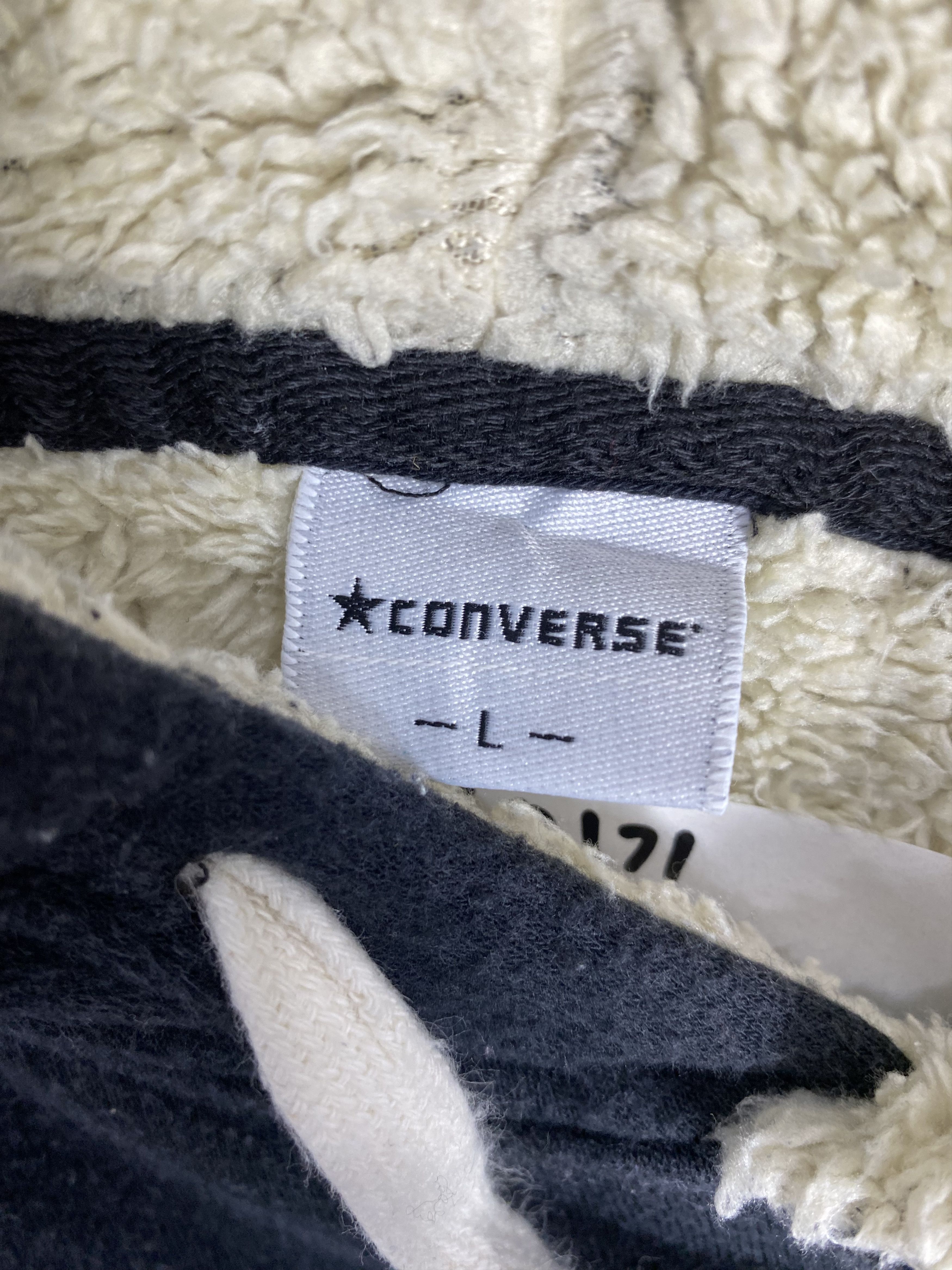 Converse Vintage Converse Big Logo Fleece Lining Hoodies PS0171 Size US L / EU 52-54 / 3 - 7 Thumbnail