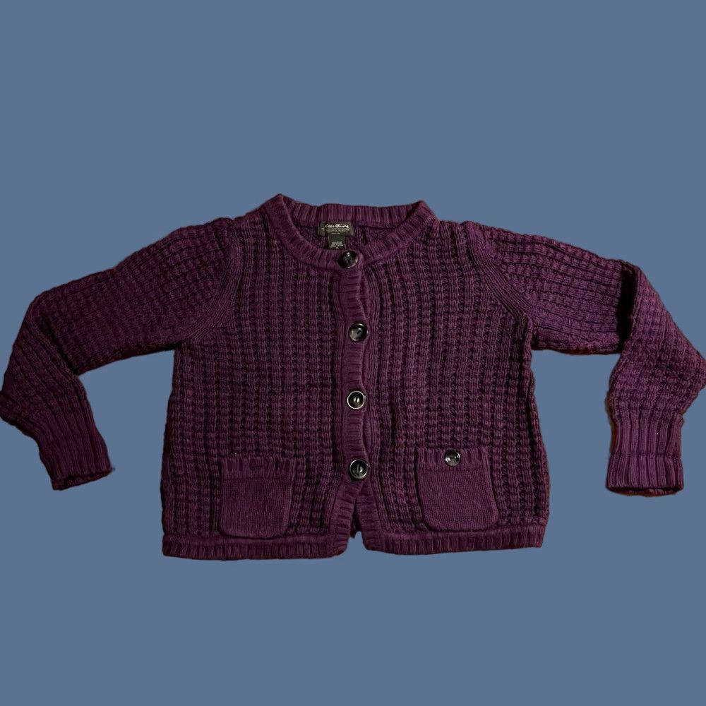 Eddie Bauer Eddie Bauer Women’s Extra Large Purple Cardigan Sweater Size XL / US 12-14 / IT 48-50 - 1 Thumbnail