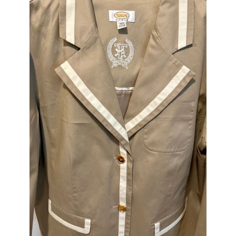 Talbots Talbots Woman Stretch Blazer – Size 20W – Khaki Size 3XL / US 20-22 - 7 Thumbnail