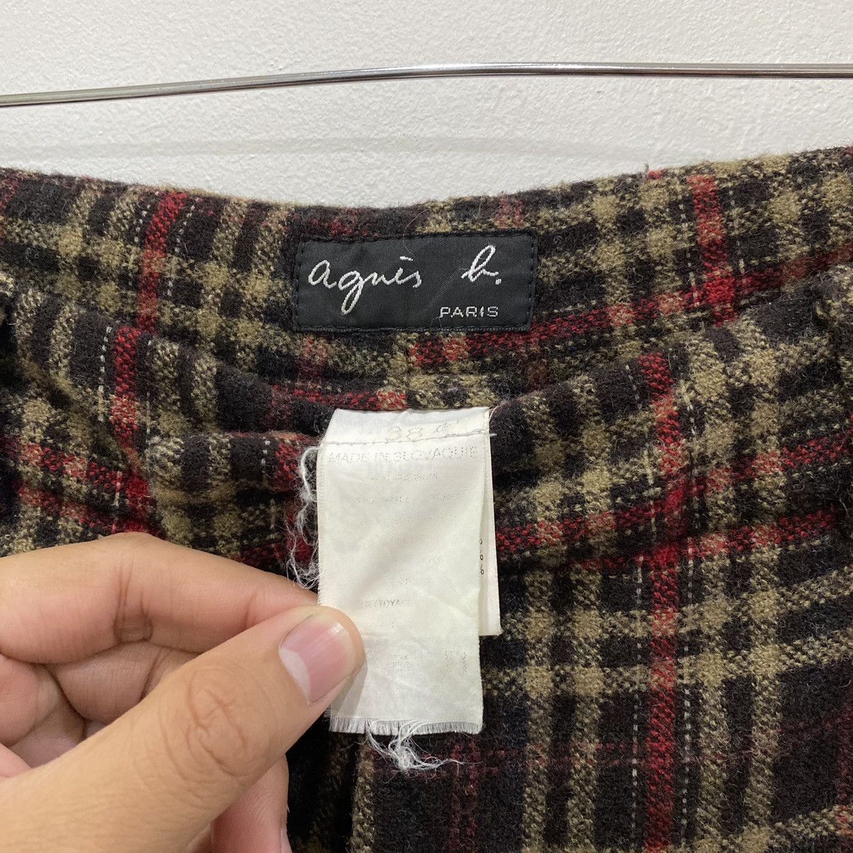 Designer × Japanese Brand × agnes b. Agnes B Plaid Check Wool Pants Size US 29 - 5 Thumbnail