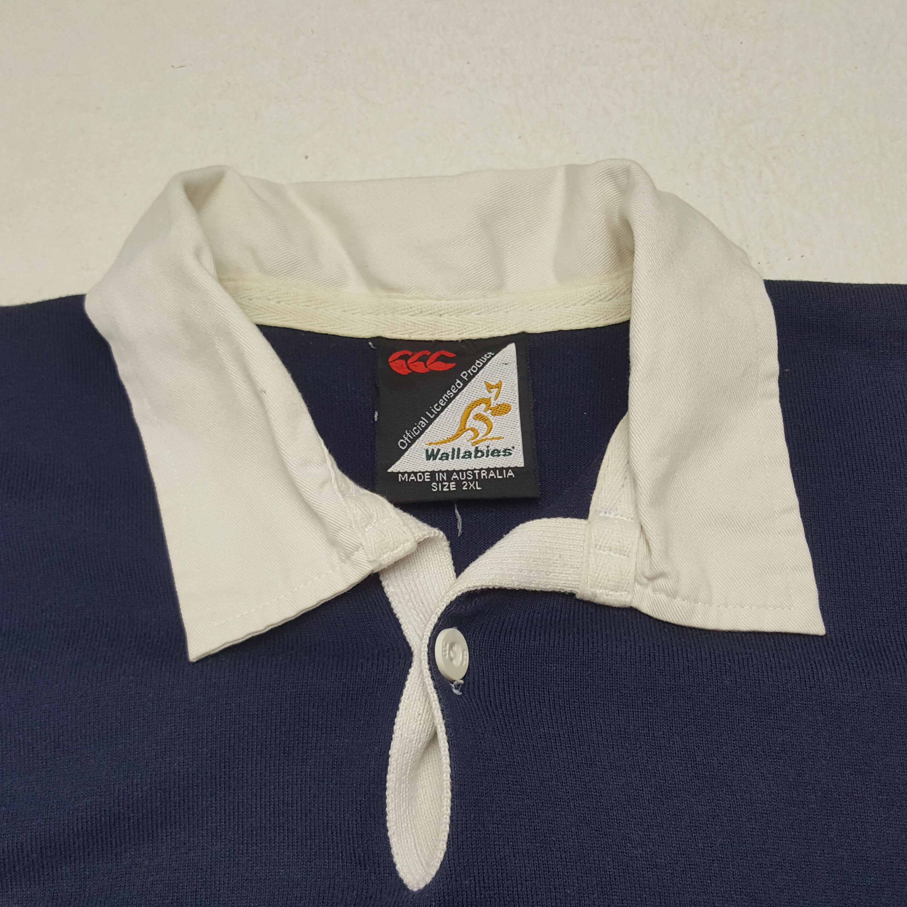 Canterbury of New Zealand × Vintage Vintage Canterbury Wallabies Australia Sport Rugby Polos Size US XL / EU 56 / 4 - 5 Thumbnail