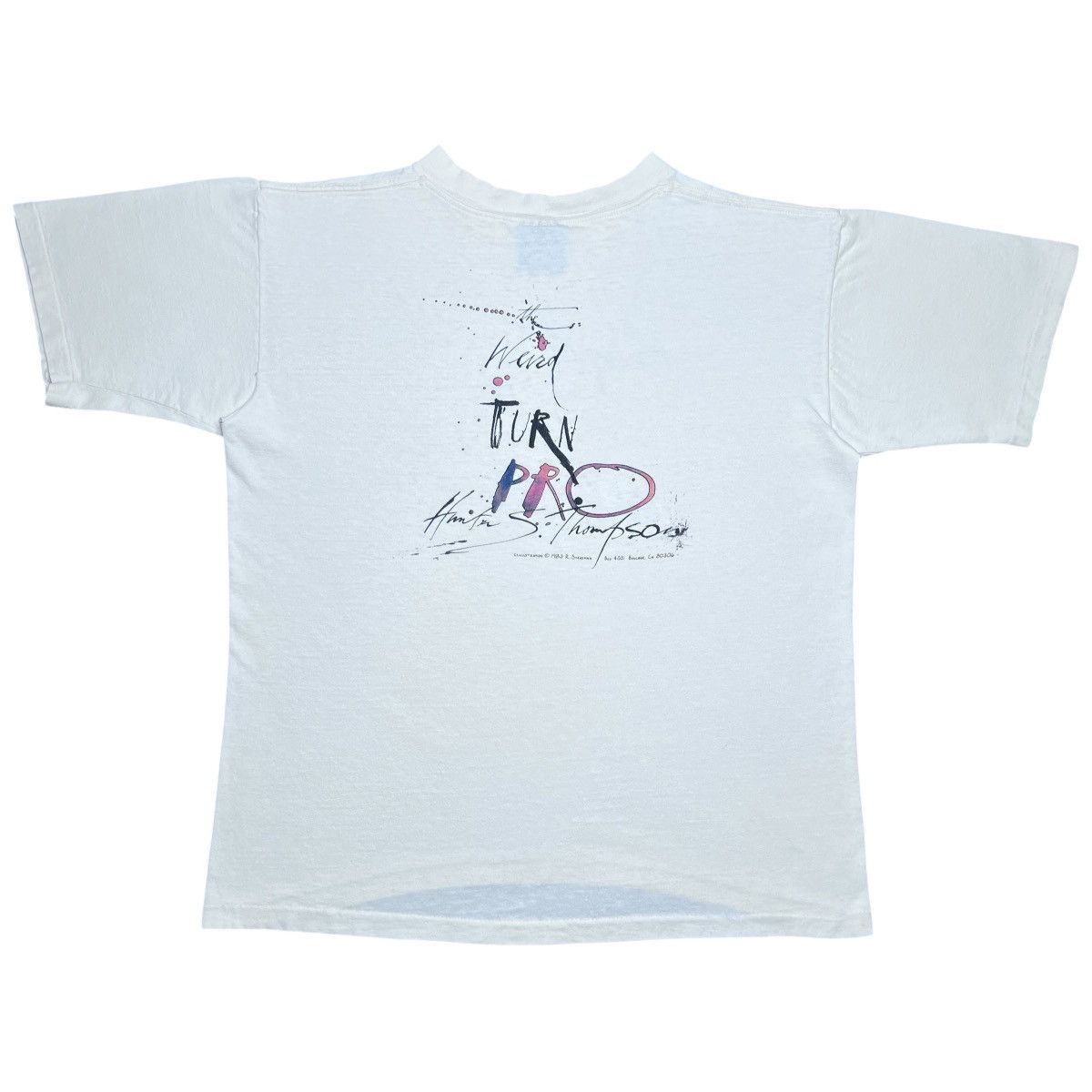 Other 1983 Weird Turn Pro Hunter S Thompson Ralph Steadman Art Tee Size US L / EU 52-54 / 3 - 2 Thumbnail