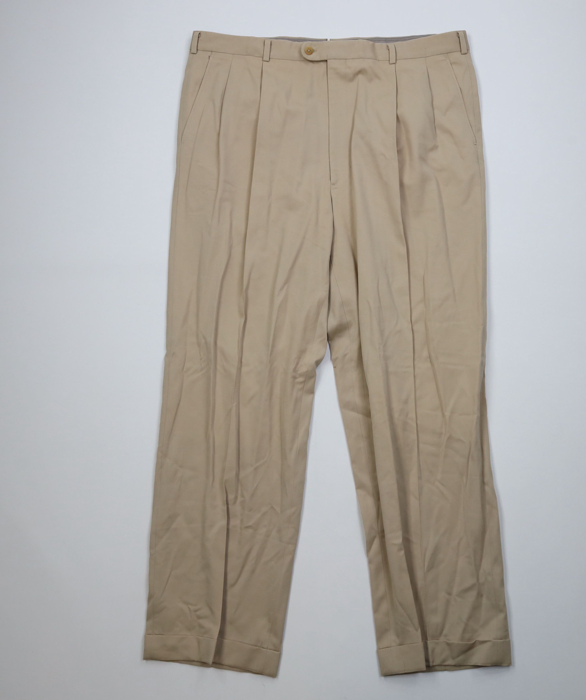 Hickey Freeman Vintage 90s Hickey Freeman Wide Leg Chino Pants USA Size US 40 / EU 56 - 1 Thumbnail