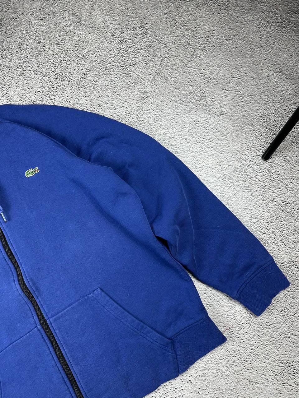 Lacoste Vintage Lacoste Full Zip Hoodie Y2K Hype Style Drill SK8 Size US XL / EU 56 / 4 - 4 Thumbnail