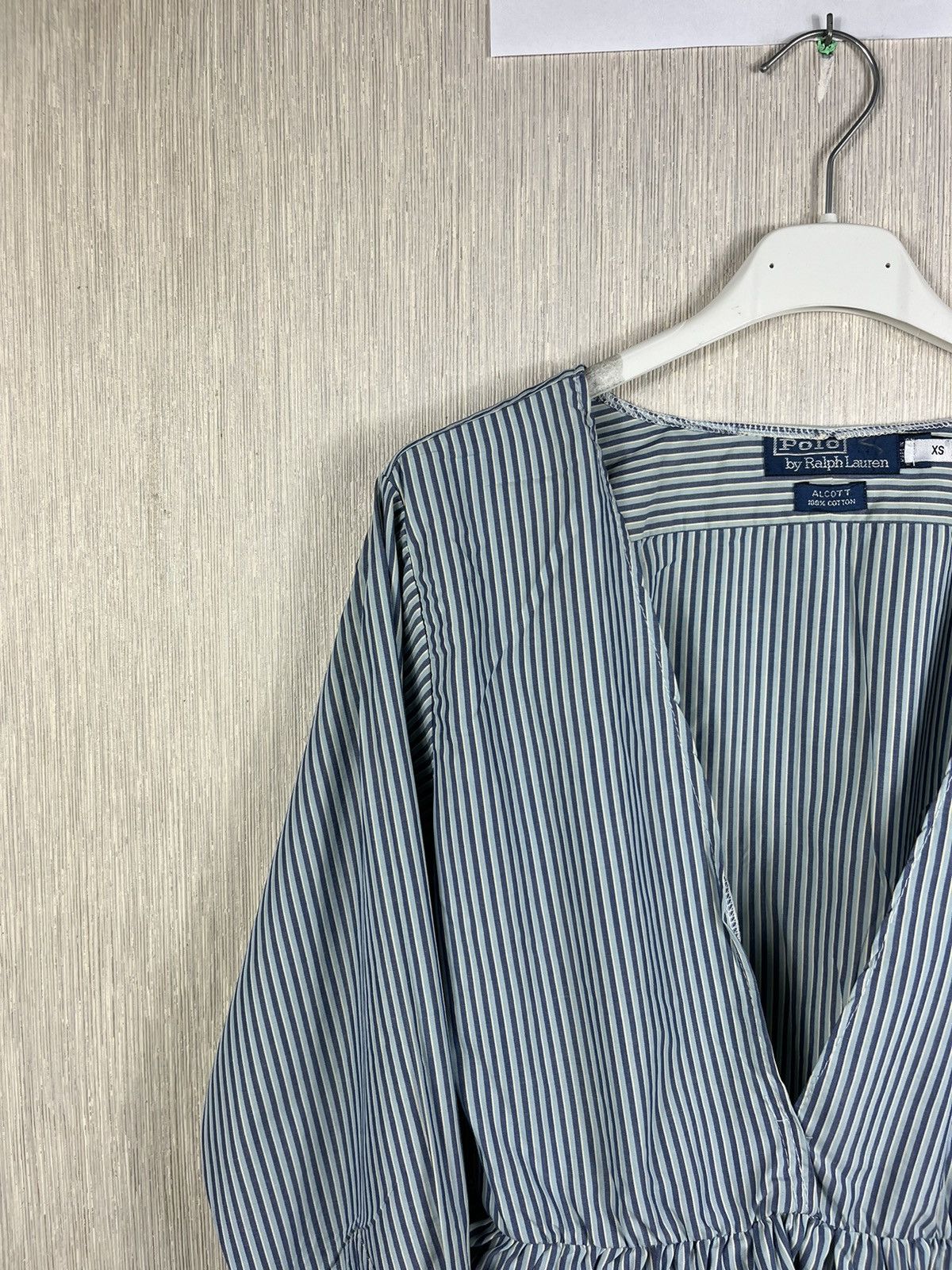 Polo Ralph Lauren × Vintage Vintage 90s Polo Ralph Lauren Alcott striped blouse shirt Size XS / US 0-2 / IT 36-38 - 4 Thumbnail