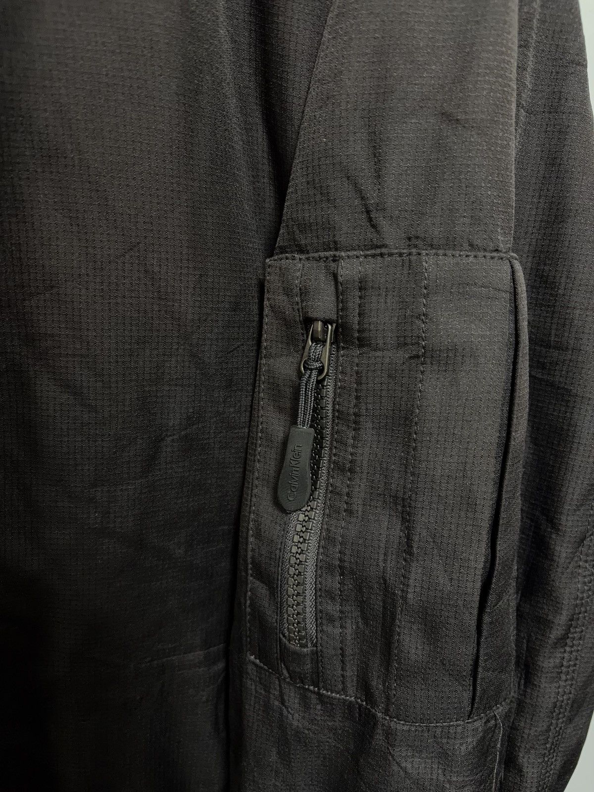 Calvin Klein 90s Calvin Klein Archival Tech Bomber Jacket / XXL Size US XXL / EU 58 / 5 - 5 Thumbnail