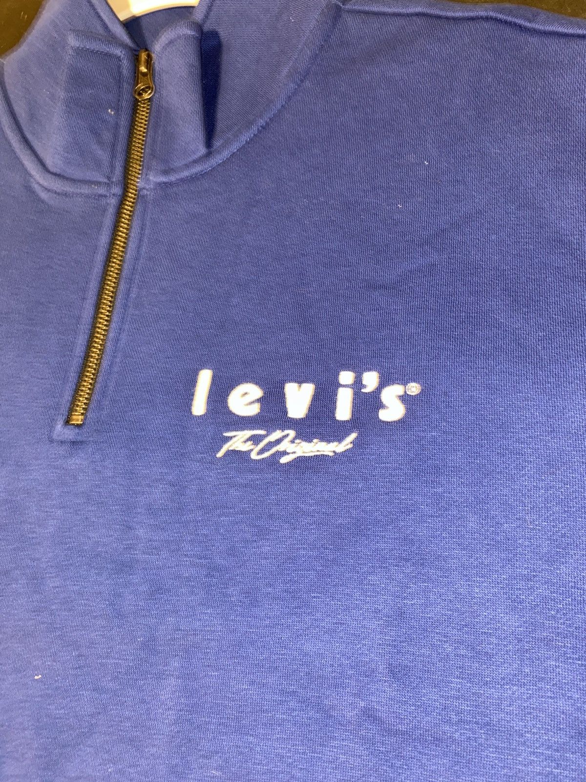 Levi's Men’s Blue Levi’s quarter zip Size US M / EU 48-50 / 2 - 2 Thumbnail