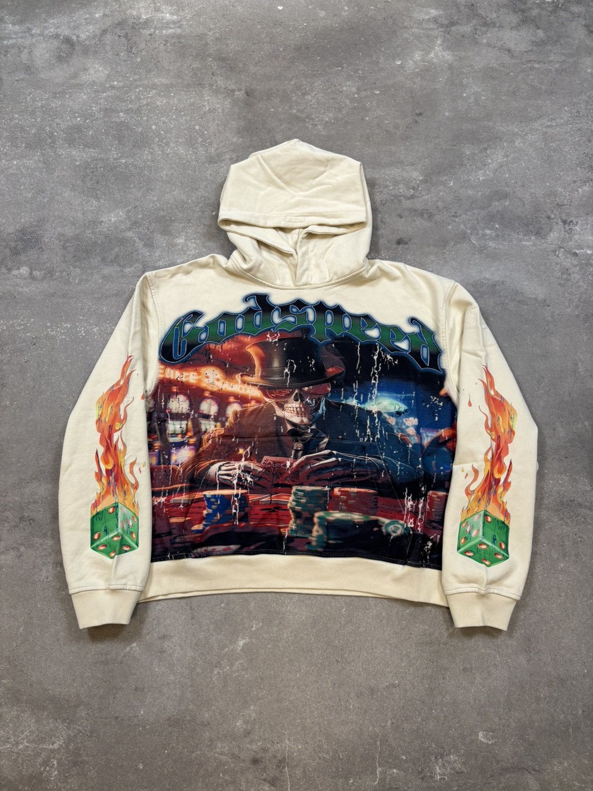 Godspeed Godspeed Lifes a Gamble Hoodie, Bone Size US XL / EU 56 / 4 - 1 Thumbnail
