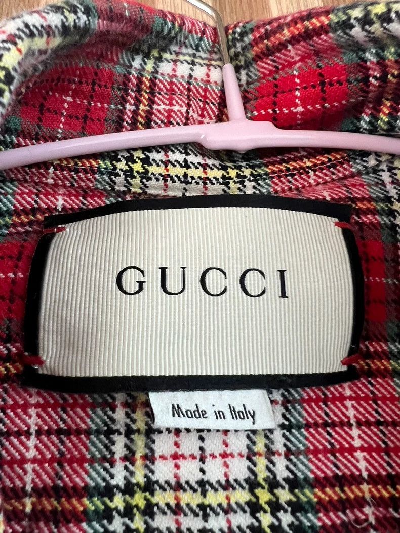 Gucci Gucci Vintage plaid workwear long-sleeved shirt 2504-Nextar Size US S / EU 44-46 / 1 - 3 Thumbnail