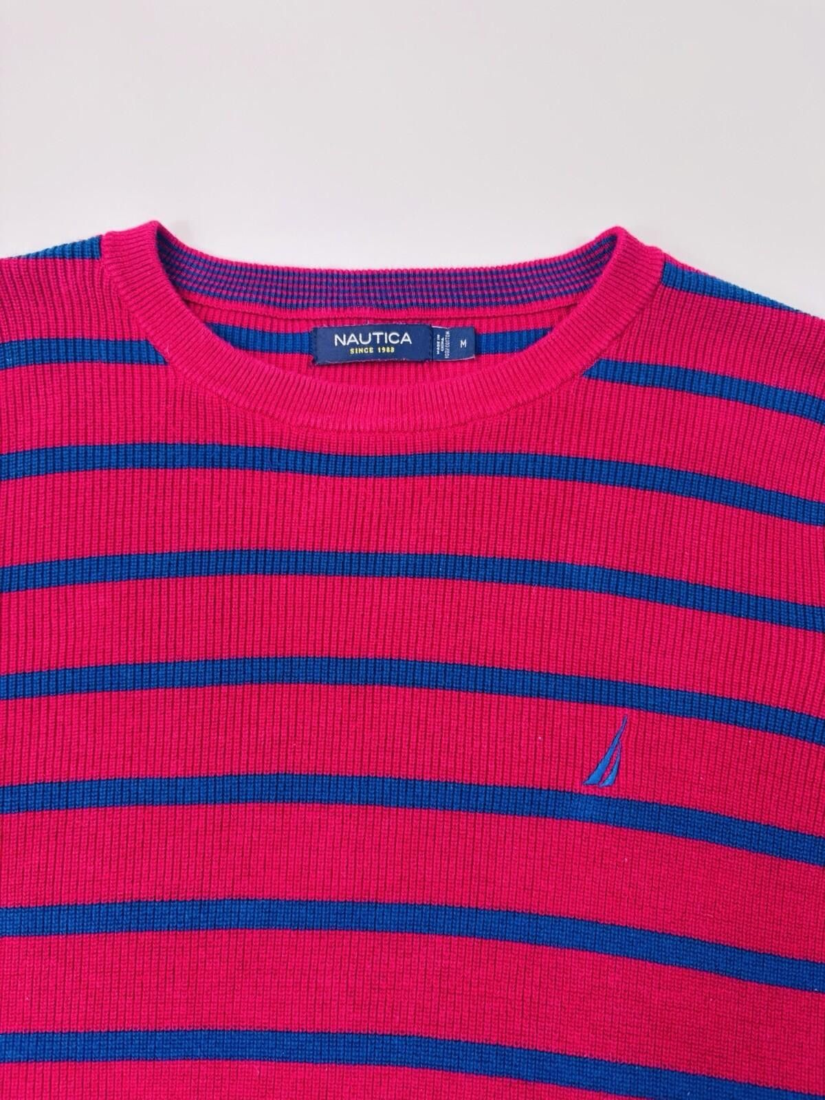 Nautica Nautica Men’s Striped Crewneck Pullover Sweater Size M Size US M / EU 48-50 / 2 - 3 Thumbnail