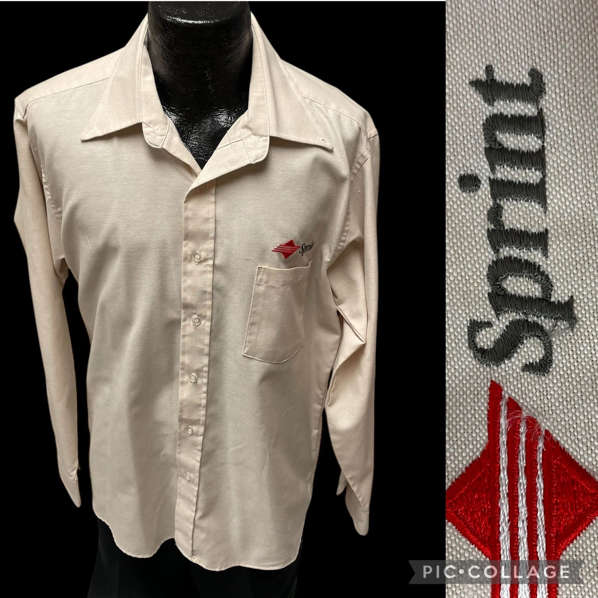 Other Vtg Edwards SPRINT Telephone Communication PROMO Shirt Size US XL / EU 56 / 4 - 1 Thumbnail
