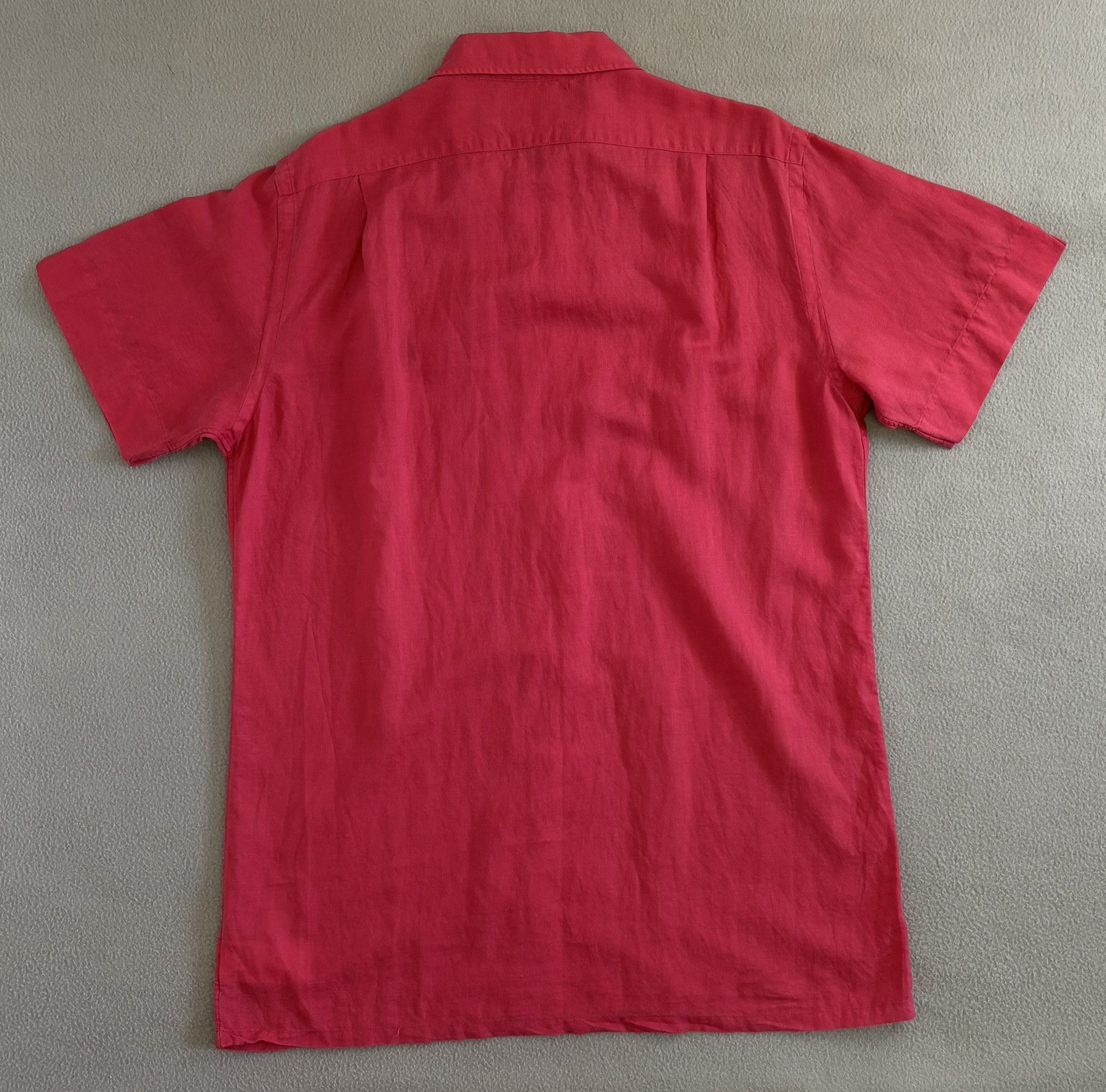 Polo Ralph Lauren Polo Ralph Lauren Red Linen shirt Medium Size US M / EU 48-50 / 2 - 9 Thumbnail