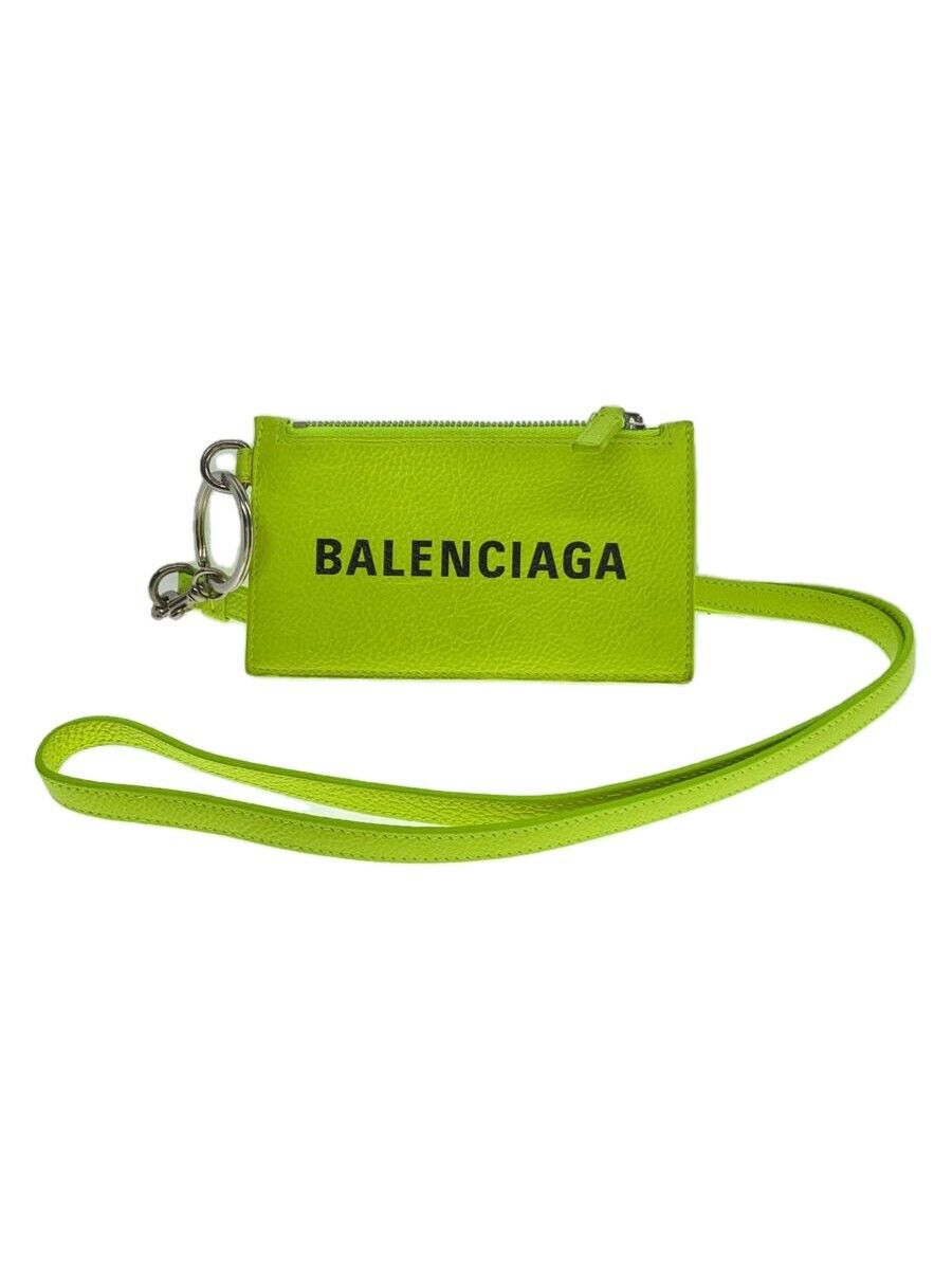 Balenciaga Balenciaga Leather Card Case Yellow Size ONE SIZE - 1 Thumbnail