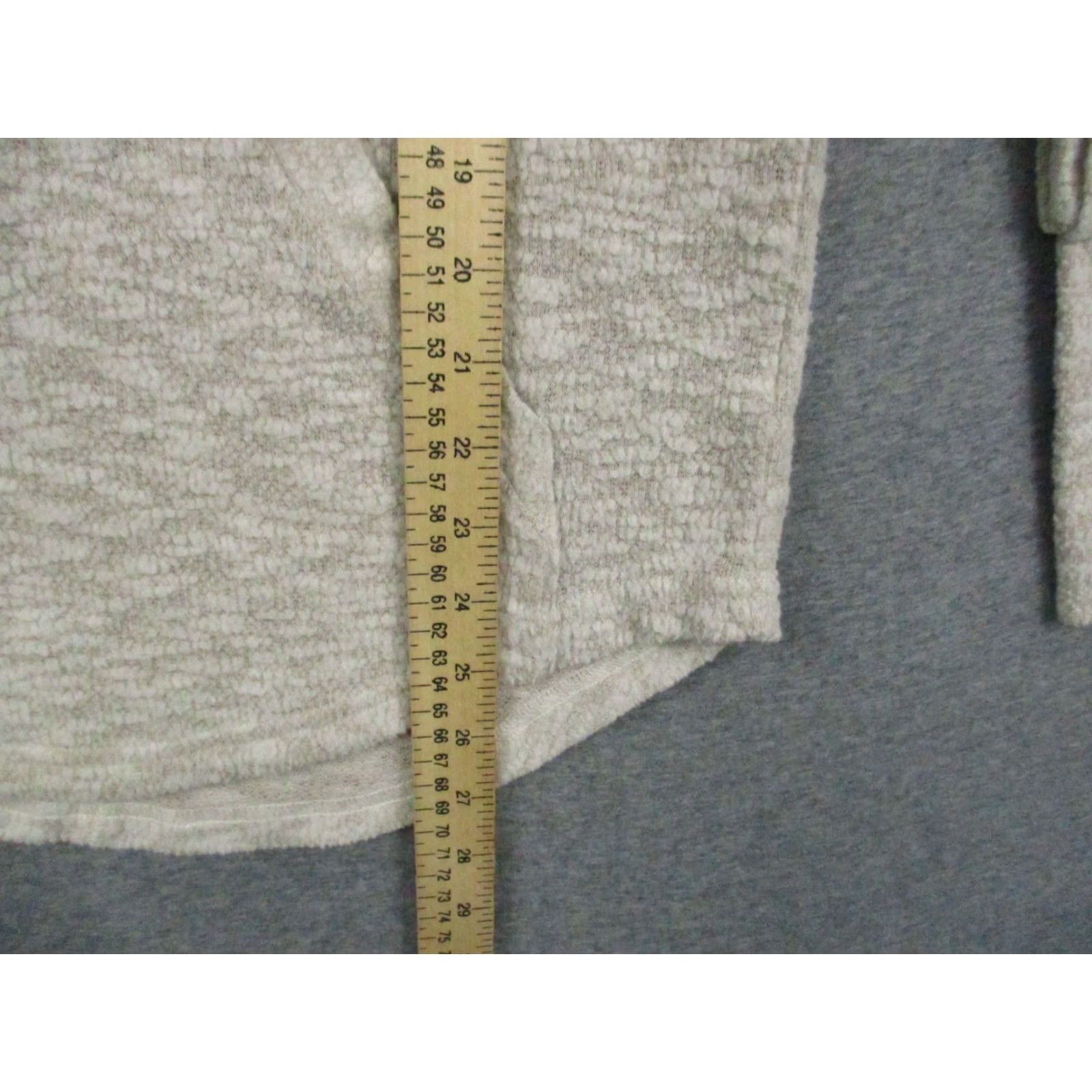 Prana PrAna Sweater Shirt Womens Small Pullover Cowl Neck Long Sleeve Pockets Outdoor Cream Ivory Size S / US 4 / IT 40 - 4 Thumbnail