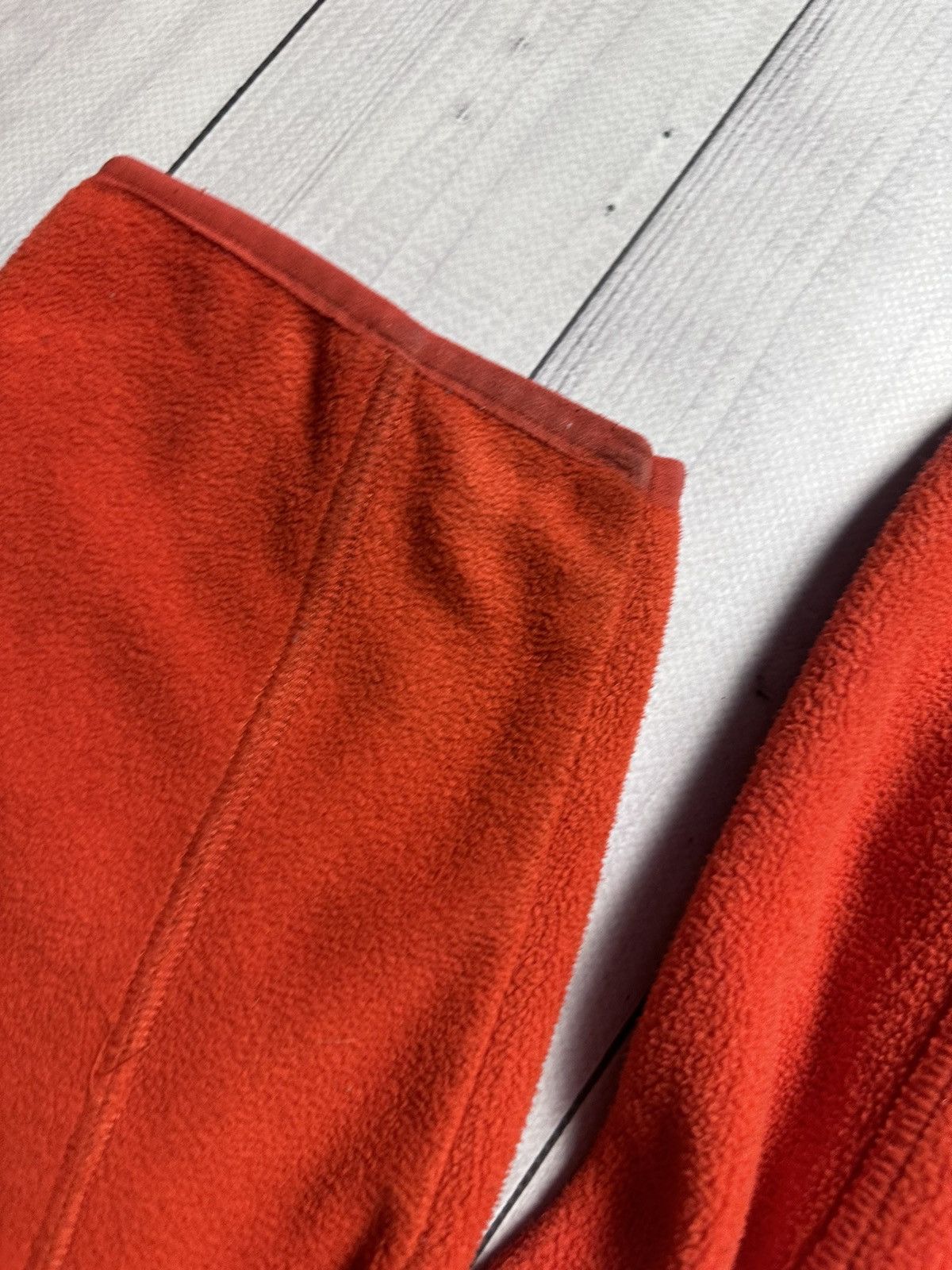 Vintage Ferrari racing fleece jacket red Shell big logo L