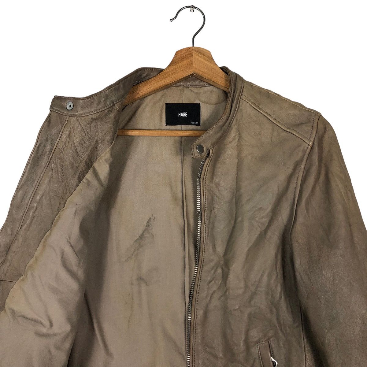 Japanese Brand 🔥Vintage Biker Leather Jacket Hare Japan Issey Miyake Size US M / EU 48-50 / 2 - 9 Thumbnail
